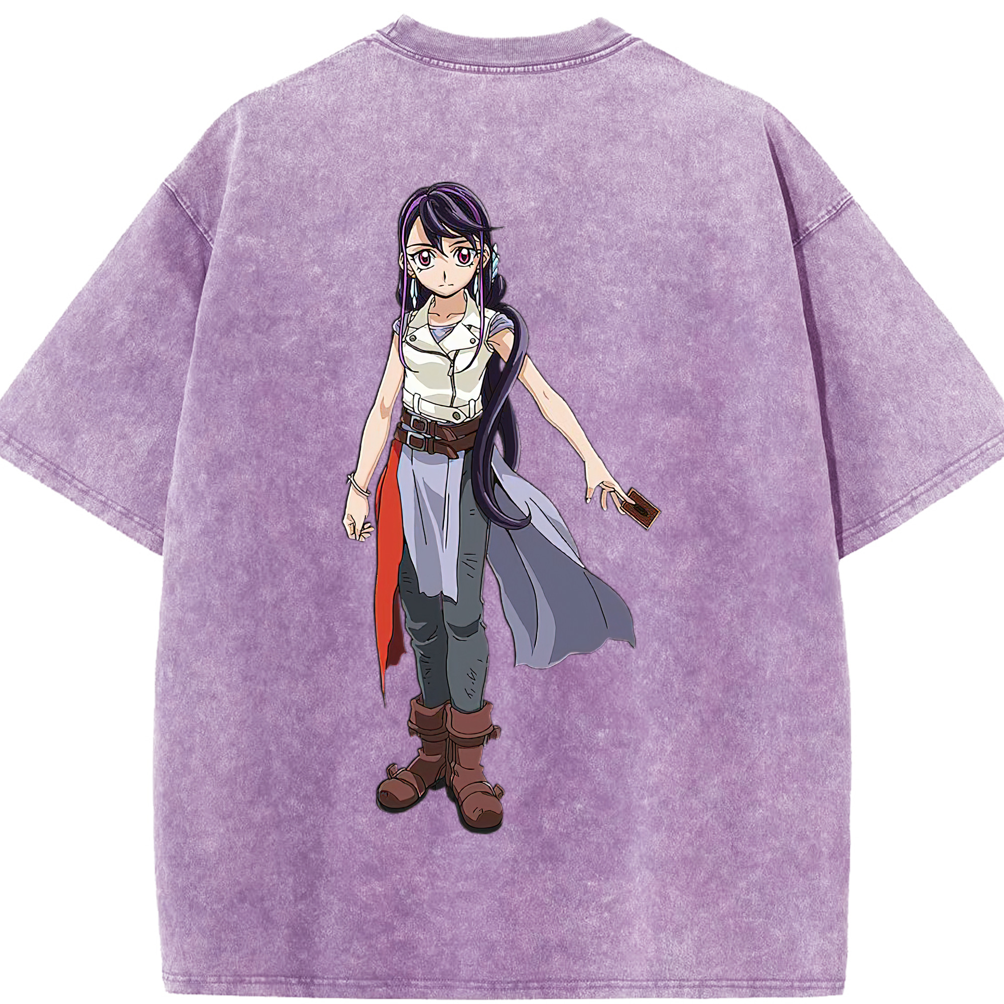 （画像用） 遊☆戯☆王 Yu-Gi-Oh! 綿100% ヴィンテージ風 半袖Tシャツ（背面プリント）