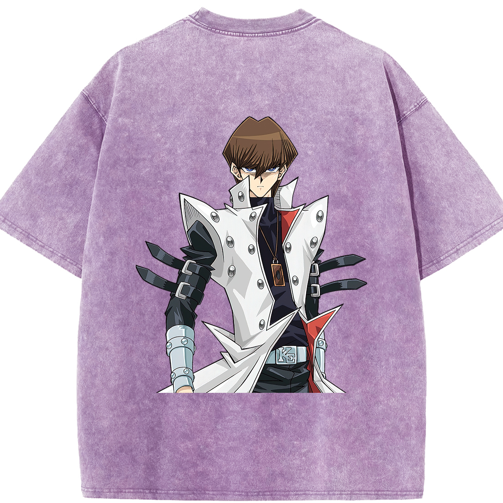（画像用） 遊☆戯☆王 Yu-Gi-Oh! 綿100% ヴィンテージ風 半袖Tシャツ（背面プリント）