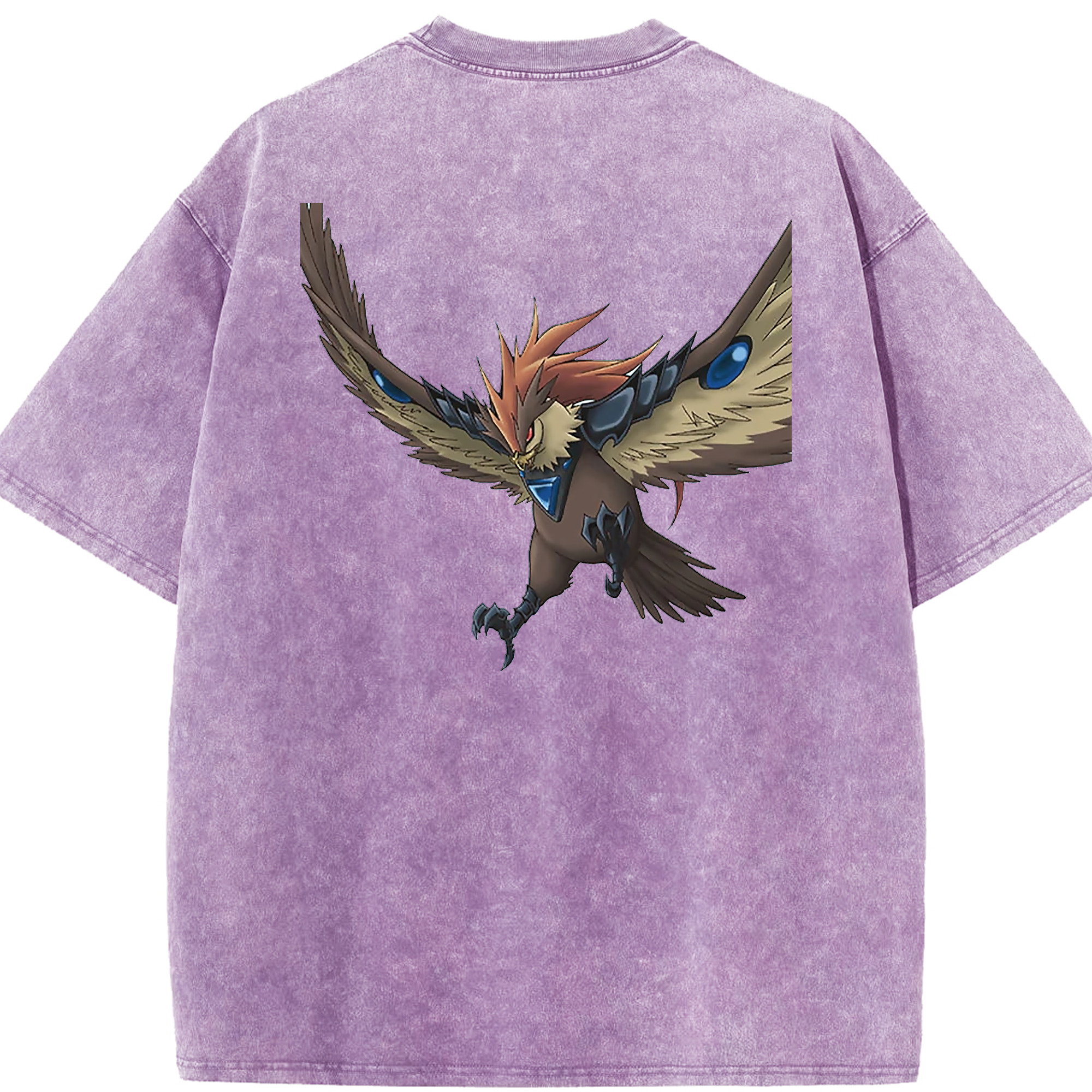 （画像用） 遊☆戯☆王 Yu-Gi-Oh! 綿100% ヴィンテージ風 半袖Tシャツ（背面プリント）