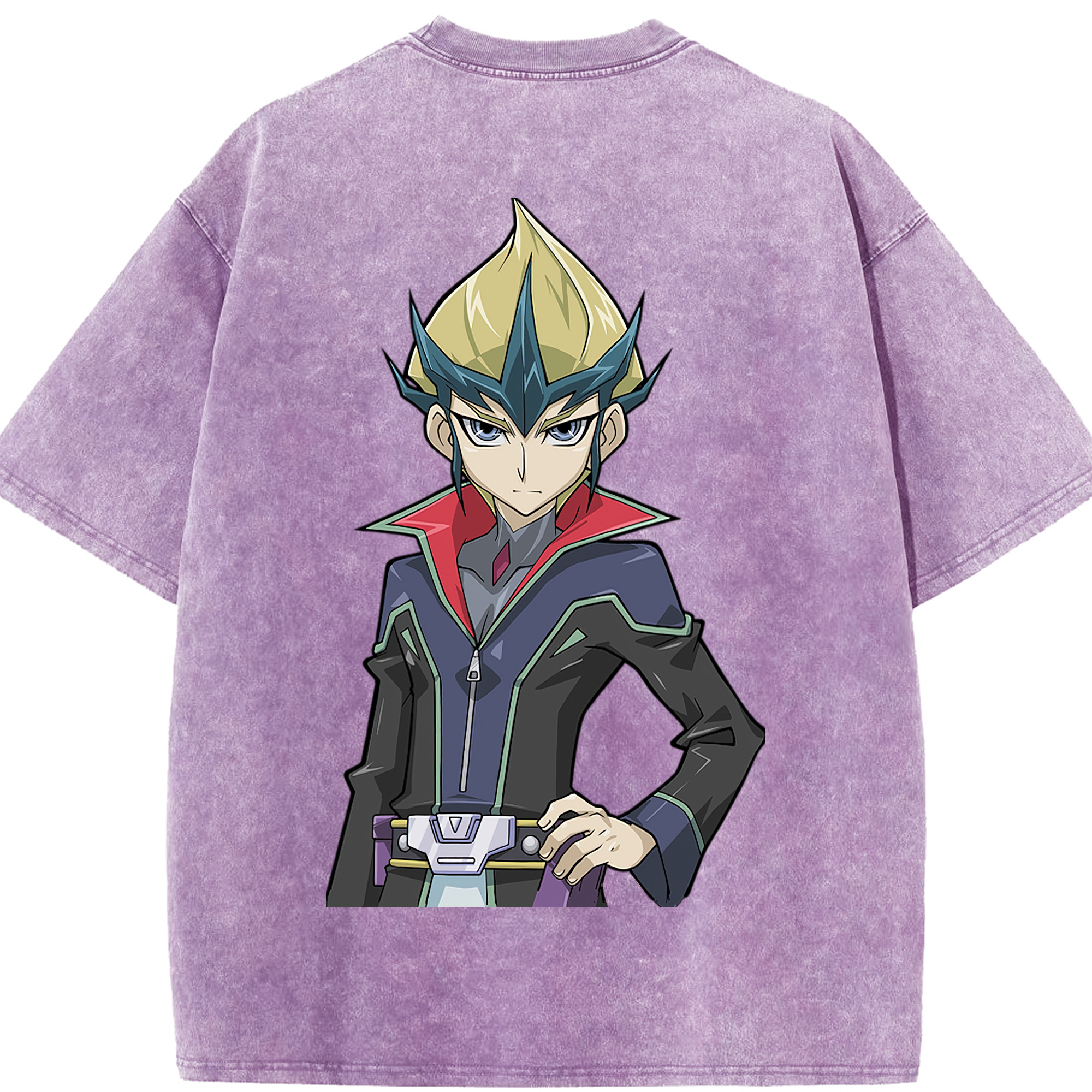 （画像用） 遊☆戯☆王 Yu-Gi-Oh! 綿100% ヴィンテージ風 半袖Tシャツ（背面プリント）