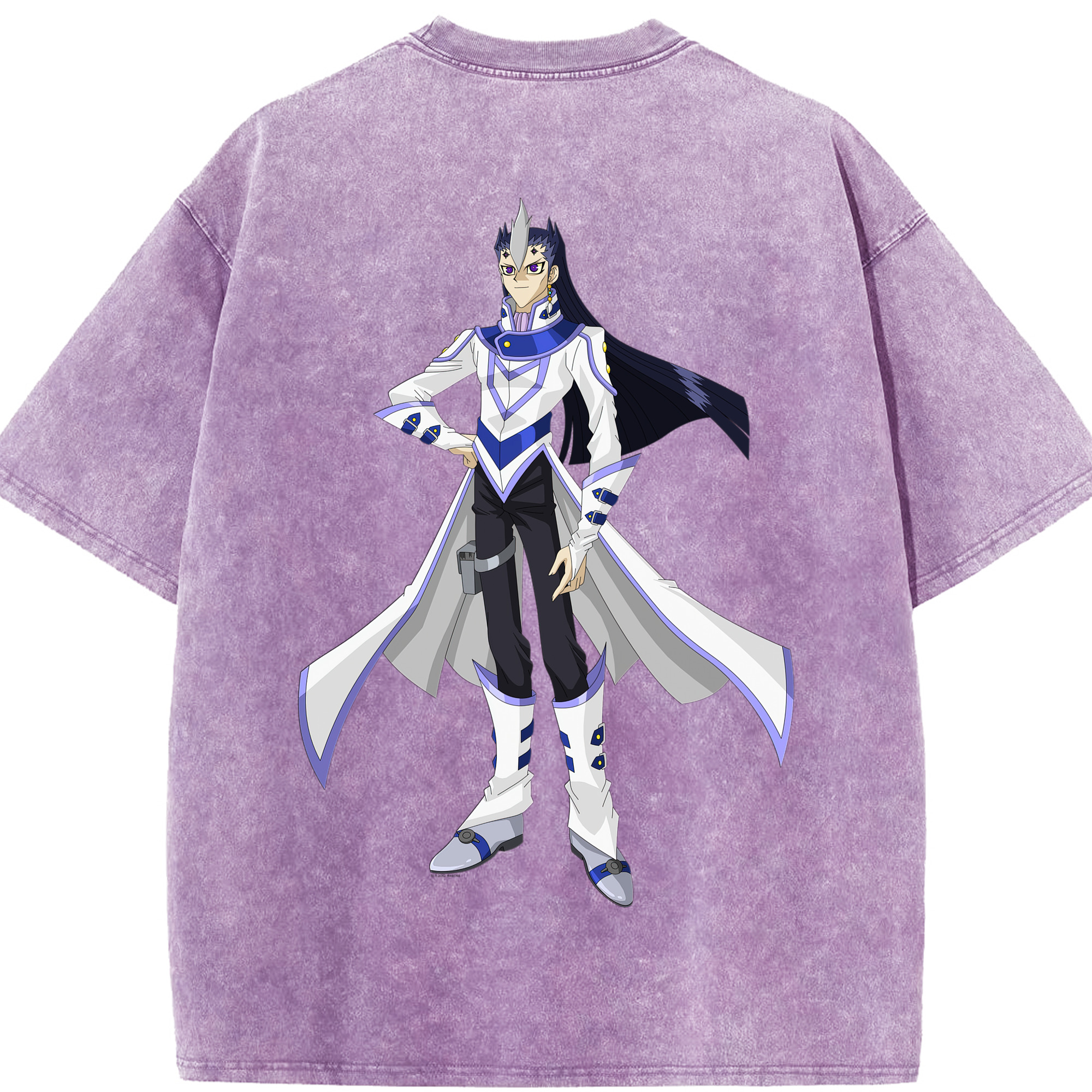 （画像用） 遊☆戯☆王 Yu-Gi-Oh! 綿100% ヴィンテージ風 半袖Tシャツ（背面プリント）
