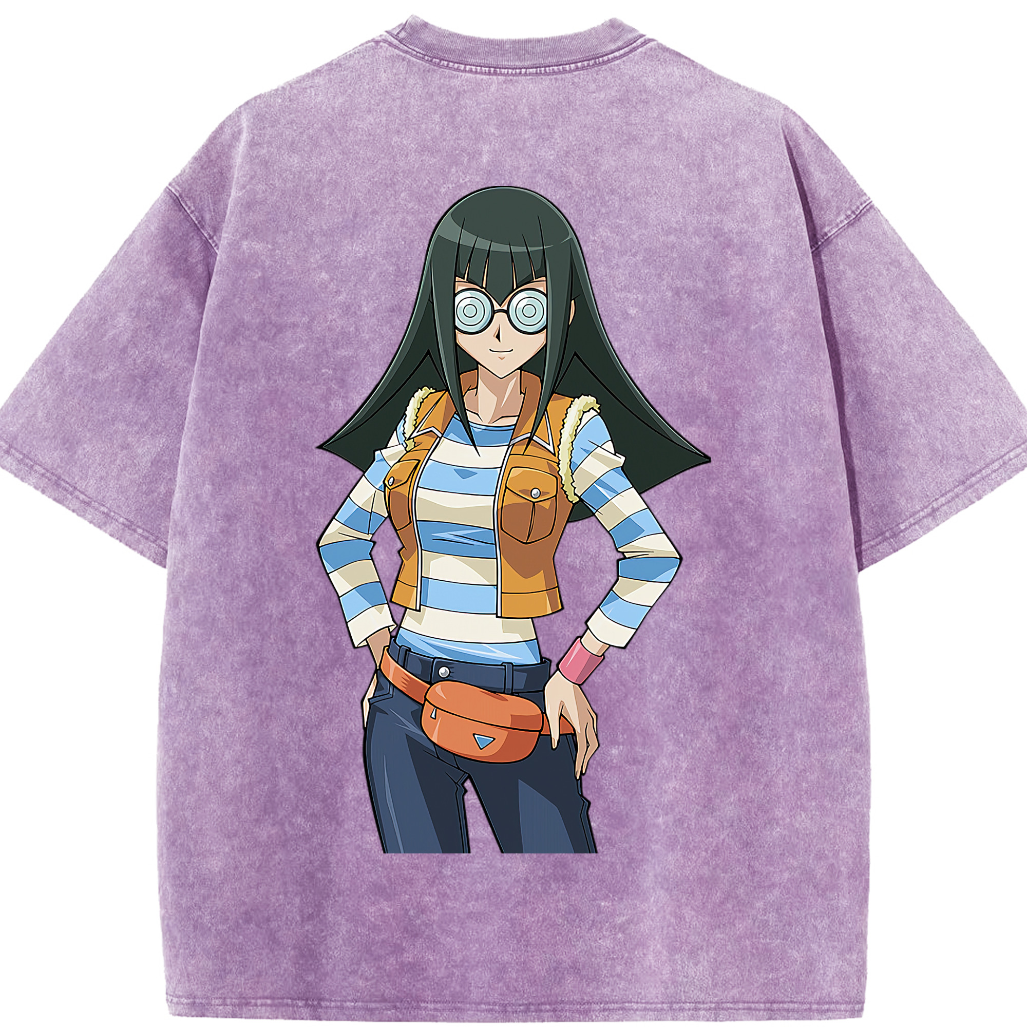 （画像用） 遊☆戯☆王 Yu-Gi-Oh! 綿100% ヴィンテージ風 半袖Tシャツ（背面プリント）