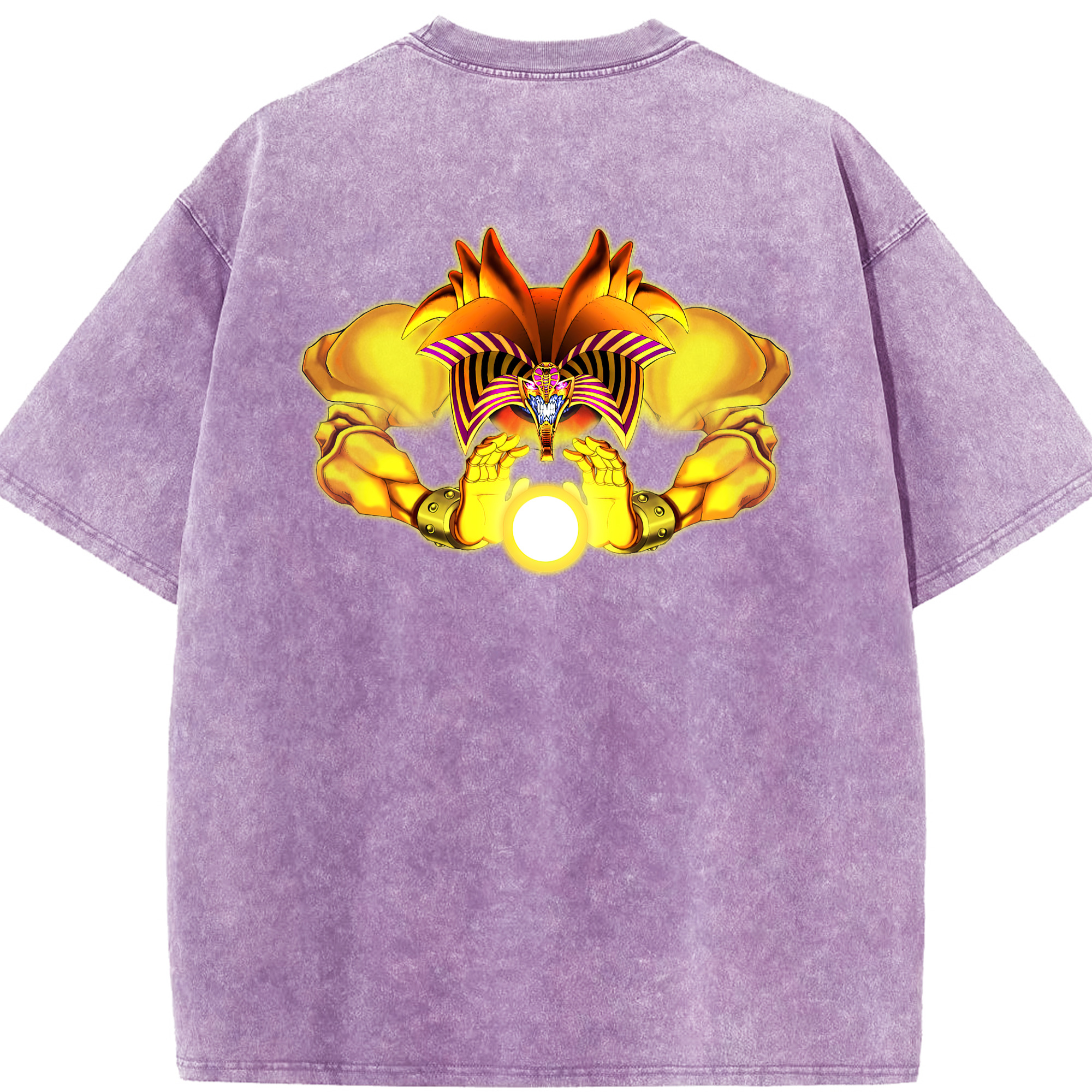 （画像用） 遊☆戯☆王 Yu-Gi-Oh! 綿100% ヴィンテージ風 半袖Tシャツ（背面プリント）
