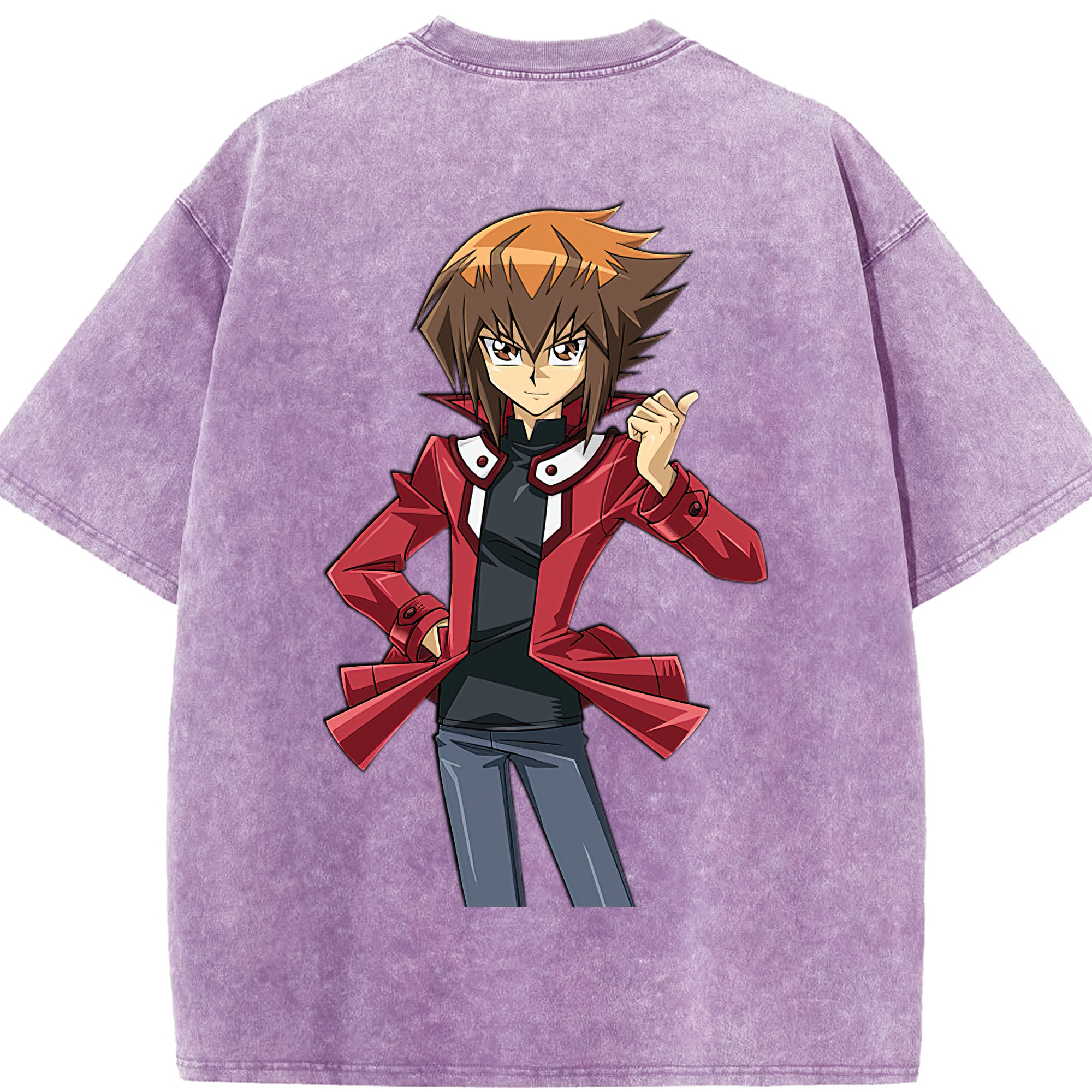 （画像用） 遊☆戯☆王 Yu-Gi-Oh! 綿100% ヴィンテージ風 半袖Tシャツ（背面プリント）