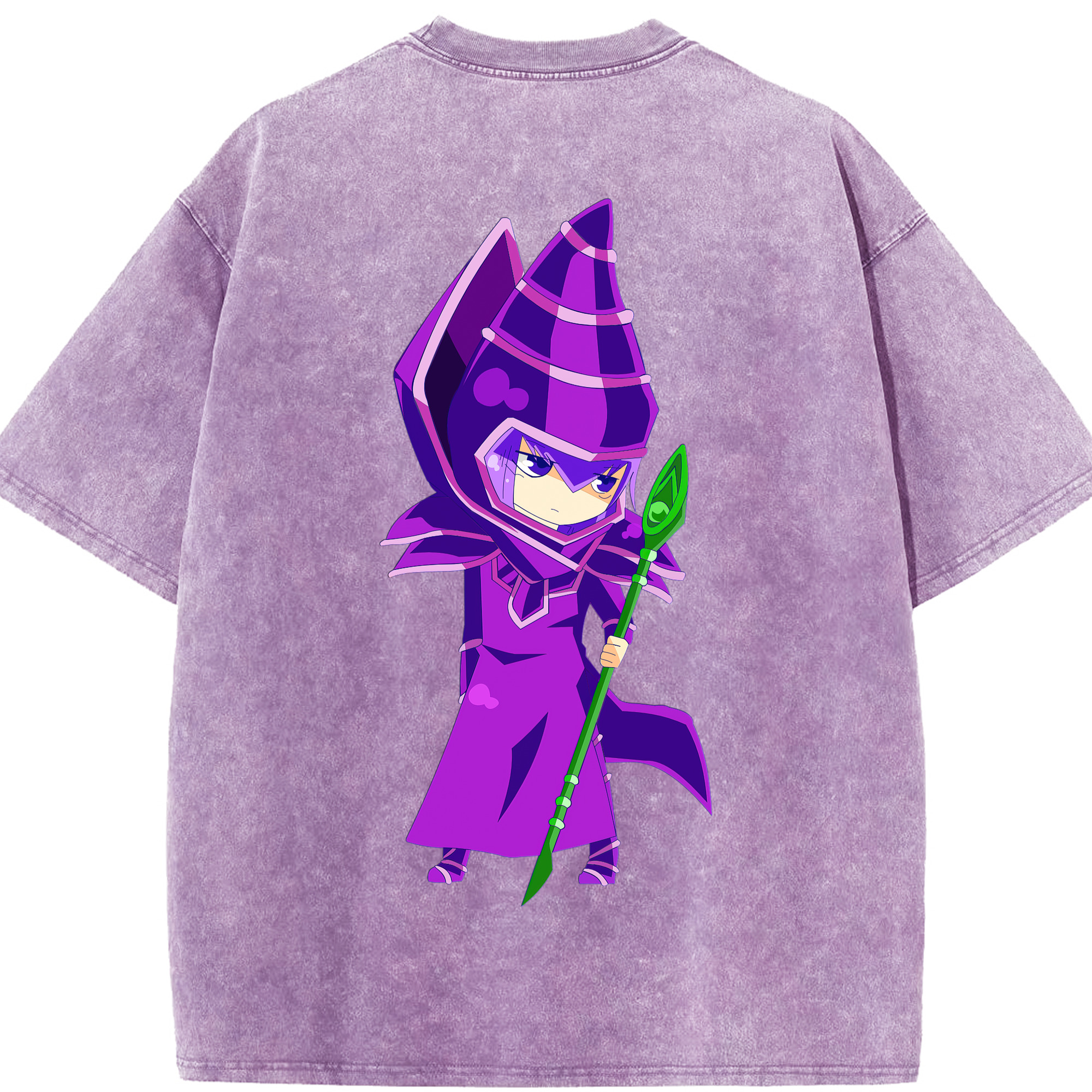 （画像用） 遊☆戯☆王 Yu-Gi-Oh! 綿100% ヴィンテージ風 半袖Tシャツ（背面プリント）