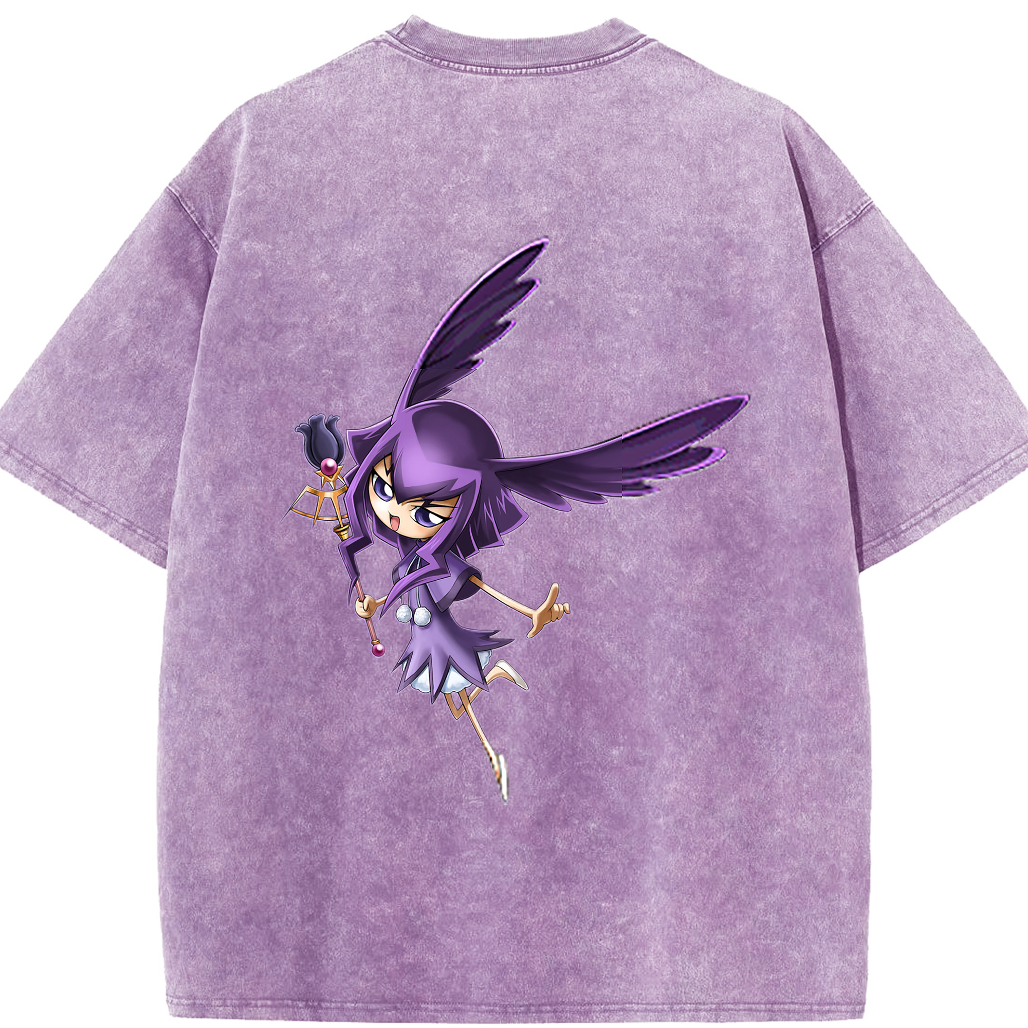 （画像用） 遊☆戯☆王 Yu-Gi-Oh! 綿100% ヴィンテージ風 半袖Tシャツ（背面プリント）