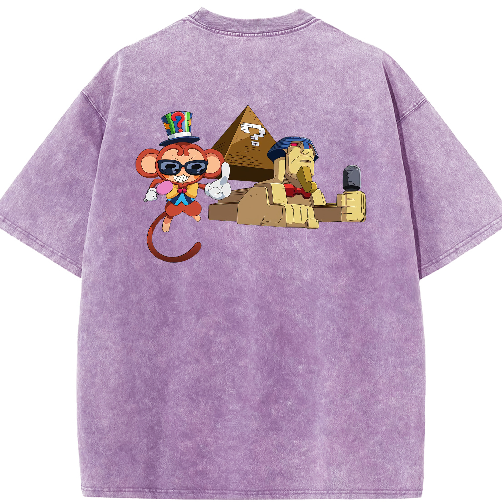 （画像用） 遊☆戯☆王 Yu-Gi-Oh! 綿100% ヴィンテージ風 半袖Tシャツ（背面プリント）