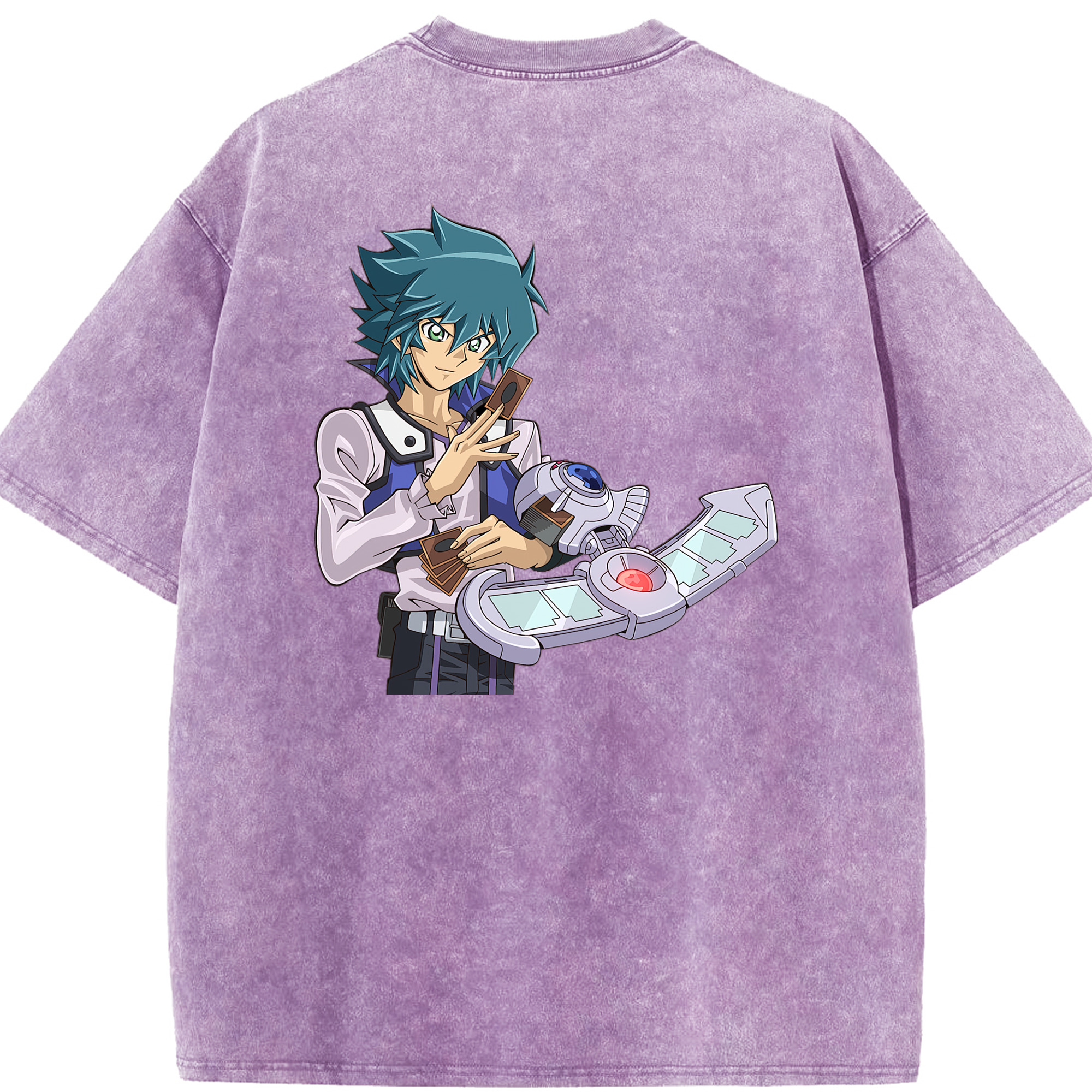 （画像用） 遊☆戯☆王 Yu-Gi-Oh! 綿100% ヴィンテージ風 半袖Tシャツ（背面プリント）