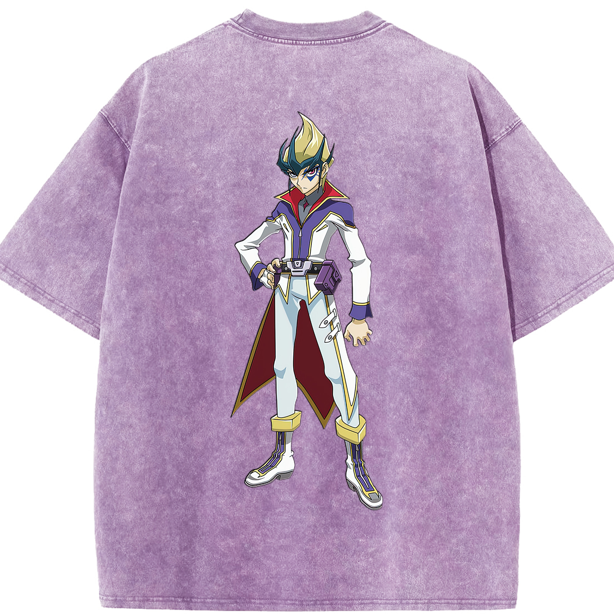 （画像用） 遊☆戯☆王 Yu-Gi-Oh! 綿100% ヴィンテージ風 半袖Tシャツ（背面プリント）
