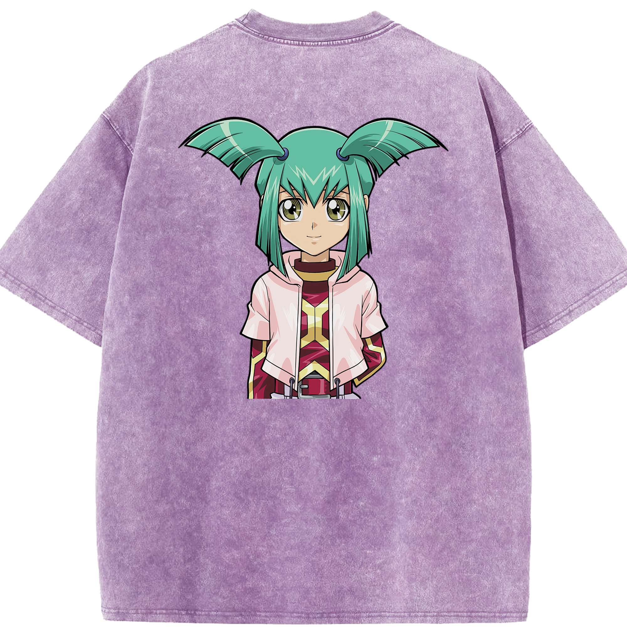 （画像用） 遊☆戯☆王 Yu-Gi-Oh! 綿100% ヴィンテージ風 半袖Tシャツ（背面プリント）