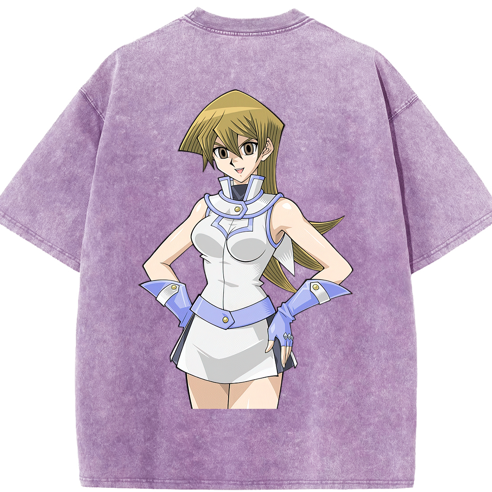 （画像用） 遊☆戯☆王 Yu-Gi-Oh! 綿100% ヴィンテージ風 半袖Tシャツ（背面プリント）