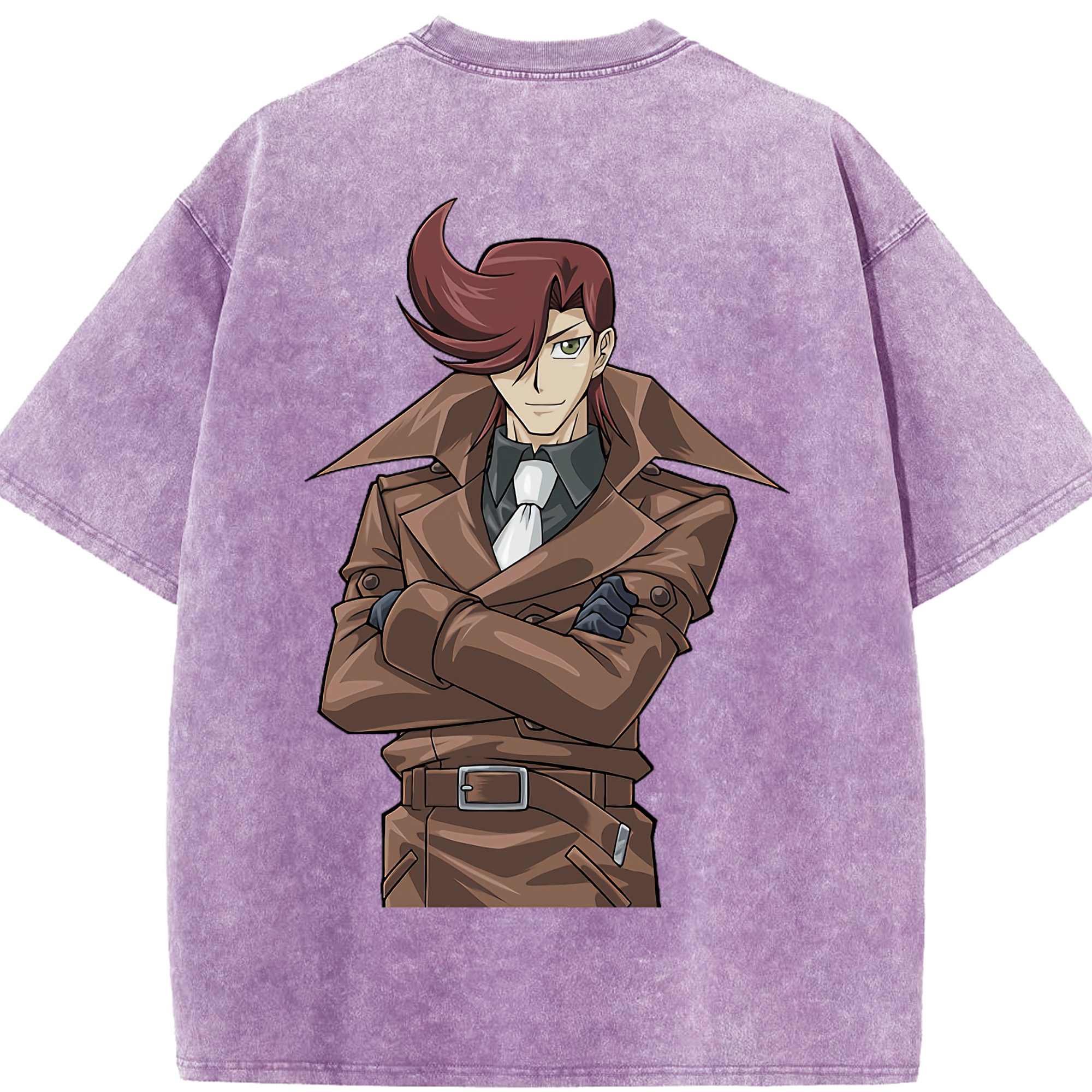 （画像用） 遊☆戯☆王 Yu-Gi-Oh! 綿100% ヴィンテージ風 半袖Tシャツ（背面プリント）