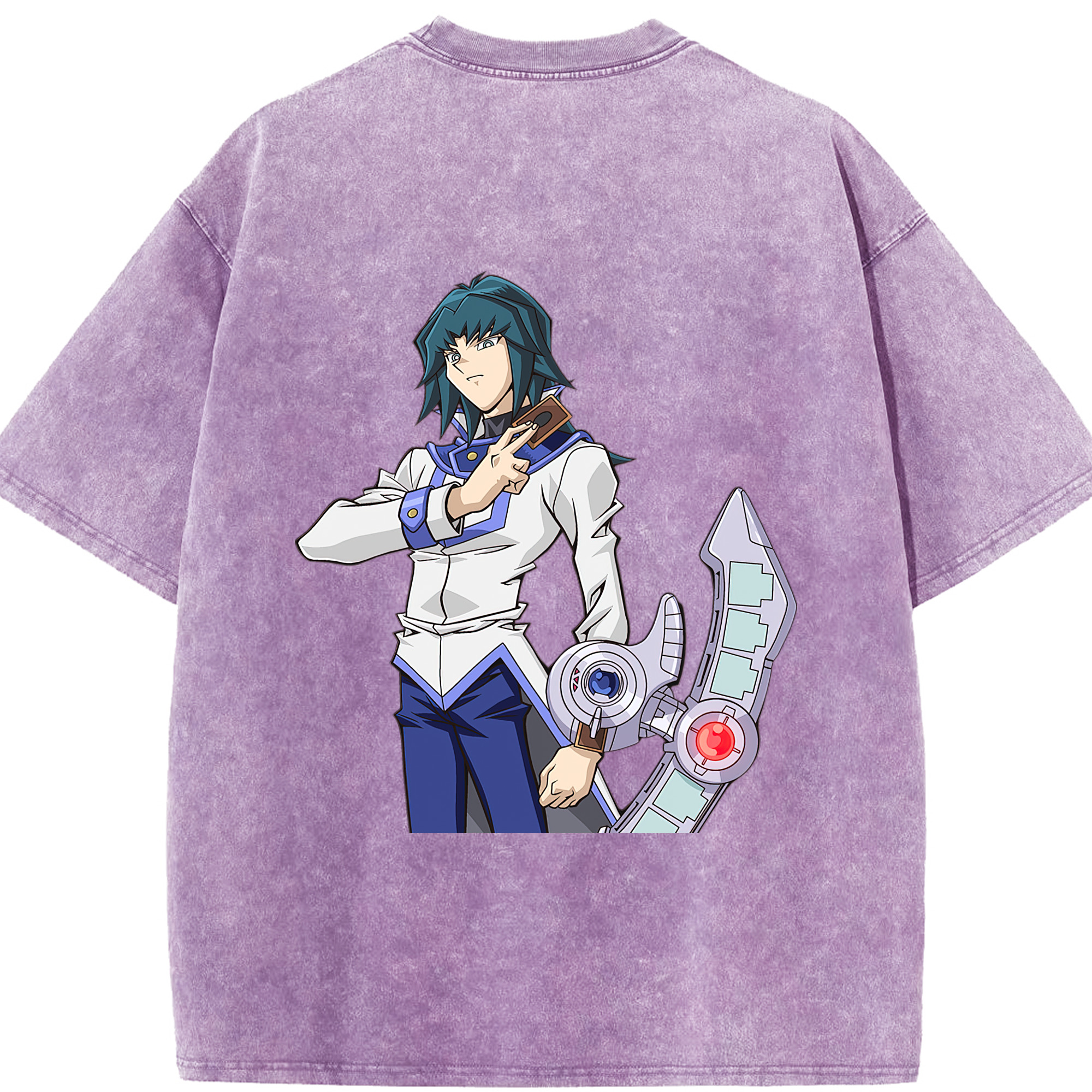 （画像用） 遊☆戯☆王 Yu-Gi-Oh! 綿100% ヴィンテージ風 半袖Tシャツ（背面プリント）