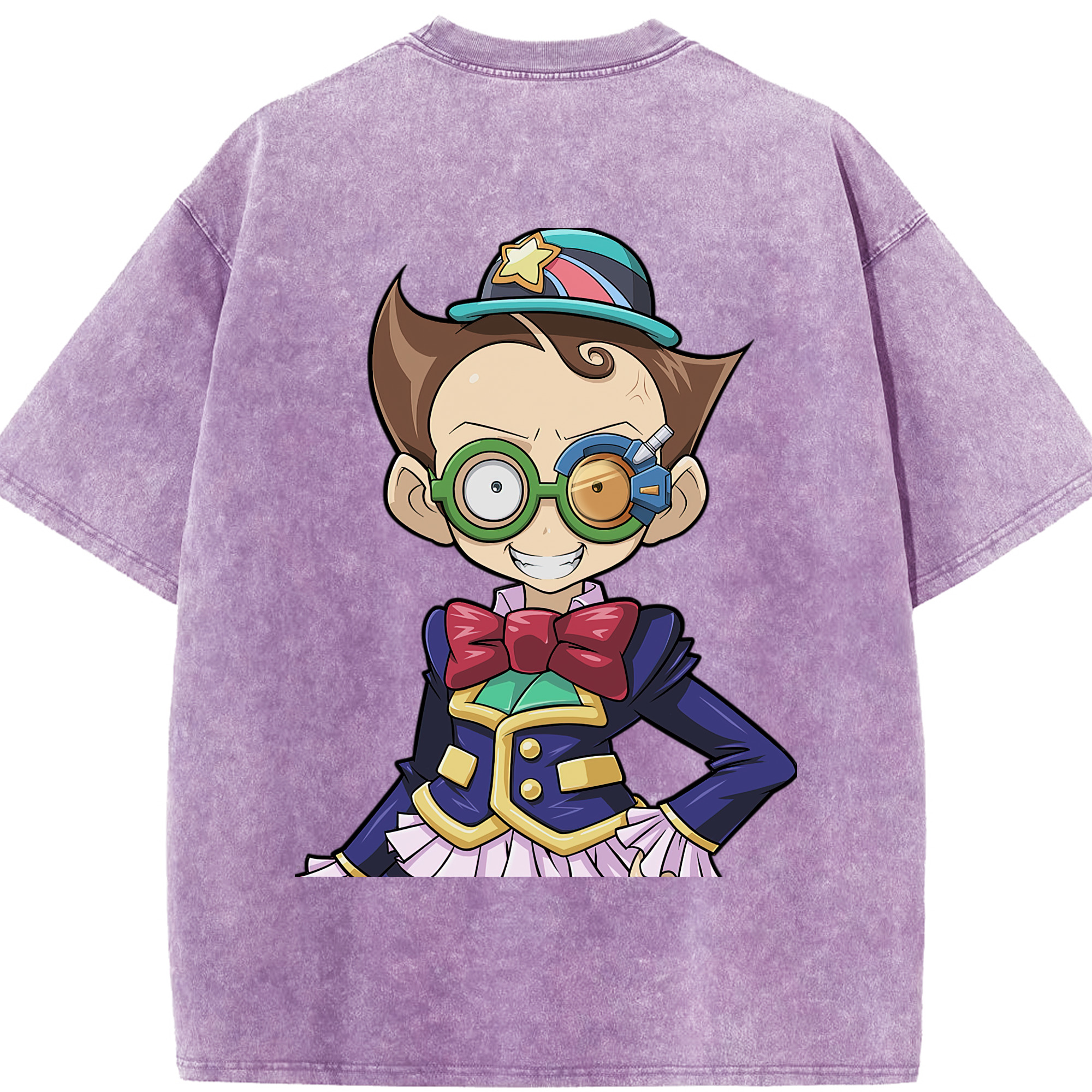 （画像用） 遊☆戯☆王 Yu-Gi-Oh! 綿100% ヴィンテージ風 半袖Tシャツ（背面プリント）