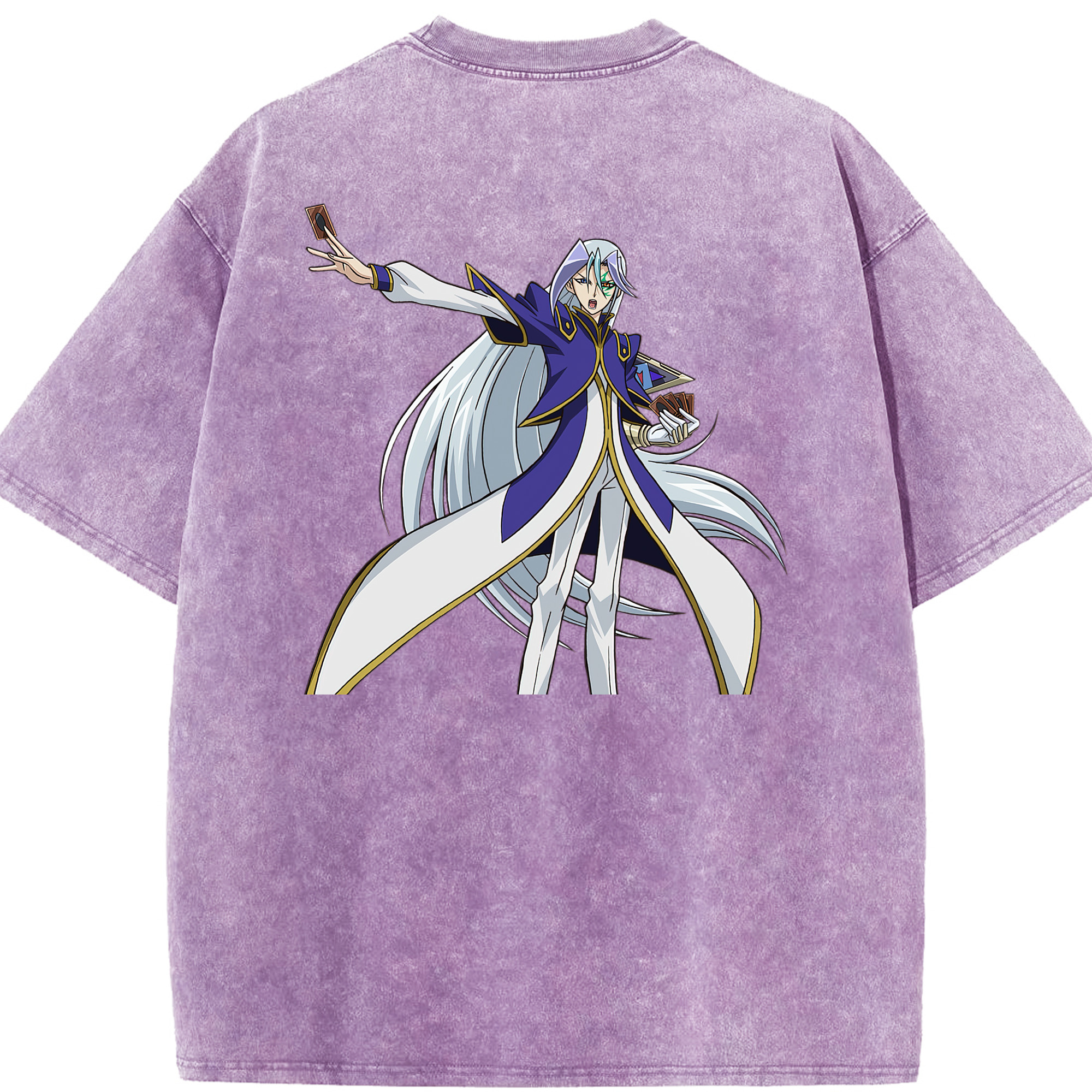 （画像用） 遊☆戯☆王 Yu-Gi-Oh! 綿100% ヴィンテージ風 半袖Tシャツ（背面プリント）