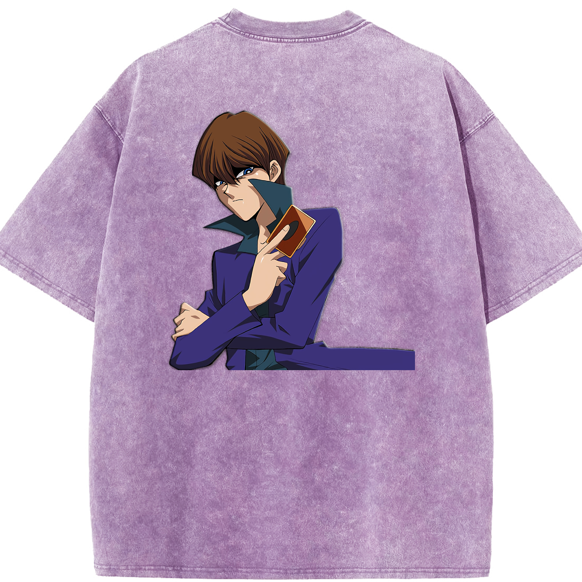 （画像用） 遊☆戯☆王 Yu-Gi-Oh! 綿100% ヴィンテージ風 半袖Tシャツ（背面プリント）