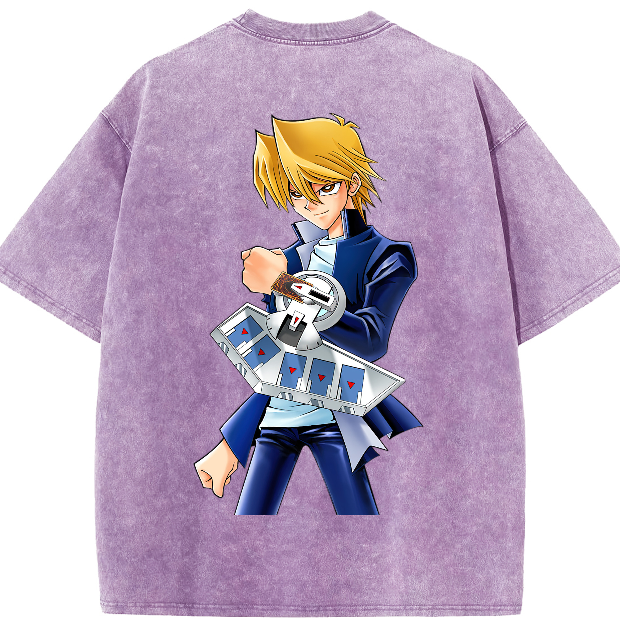 （画像用） 遊☆戯☆王 Yu-Gi-Oh! 綿100% ヴィンテージ風 半袖Tシャツ（背面プリント）