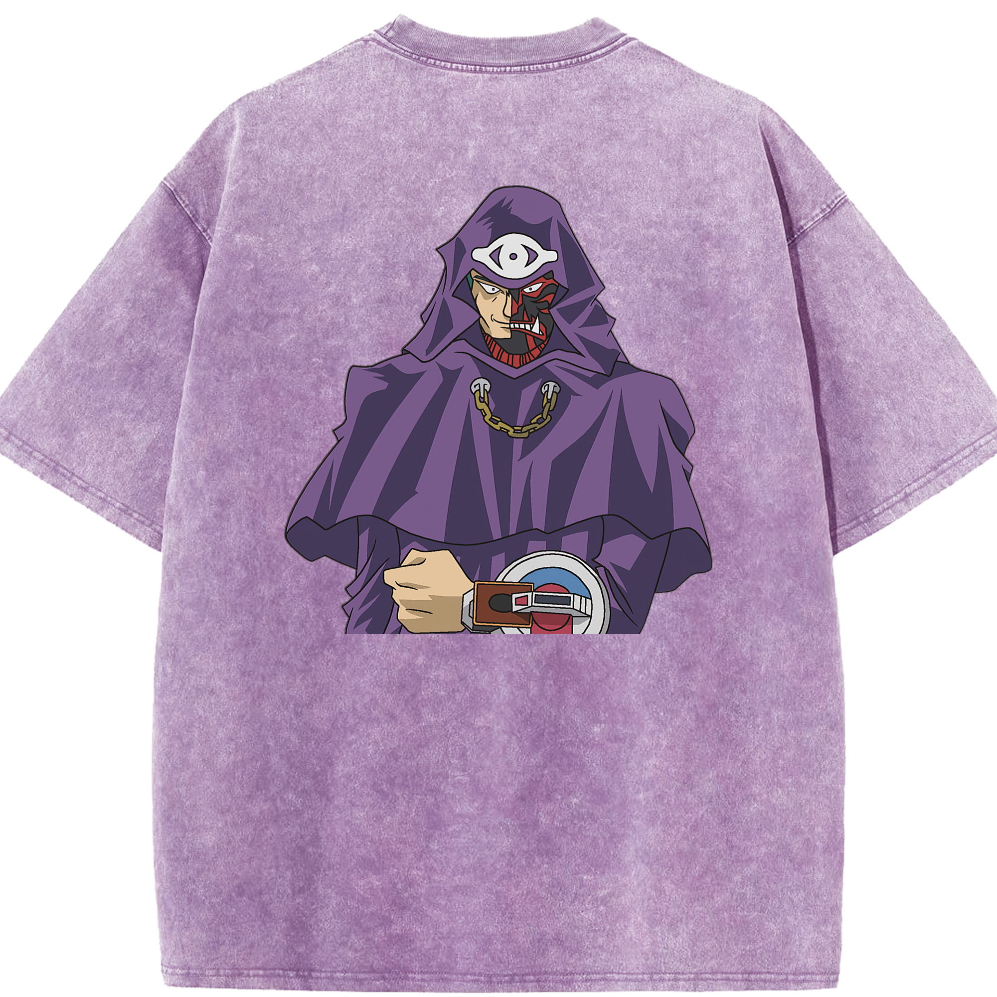 （画像用） 遊☆戯☆王 Yu-Gi-Oh! 綿100% ヴィンテージ風 半袖Tシャツ（背面プリント）