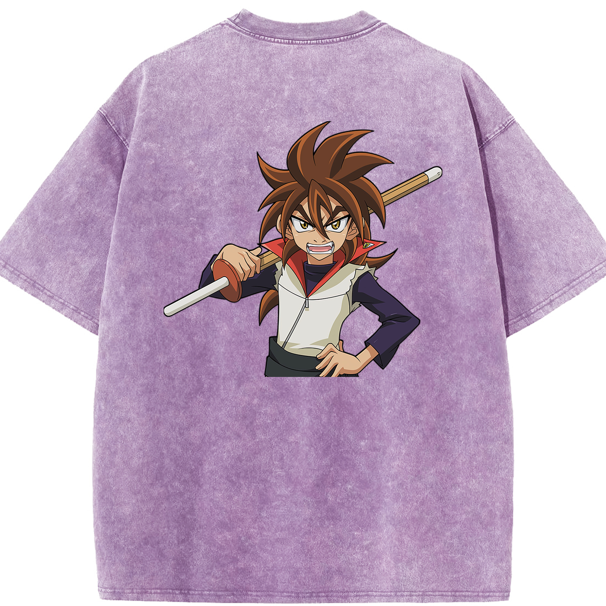 （画像用） 遊☆戯☆王 Yu-Gi-Oh! 綿100% ヴィンテージ風 半袖Tシャツ（背面プリント）