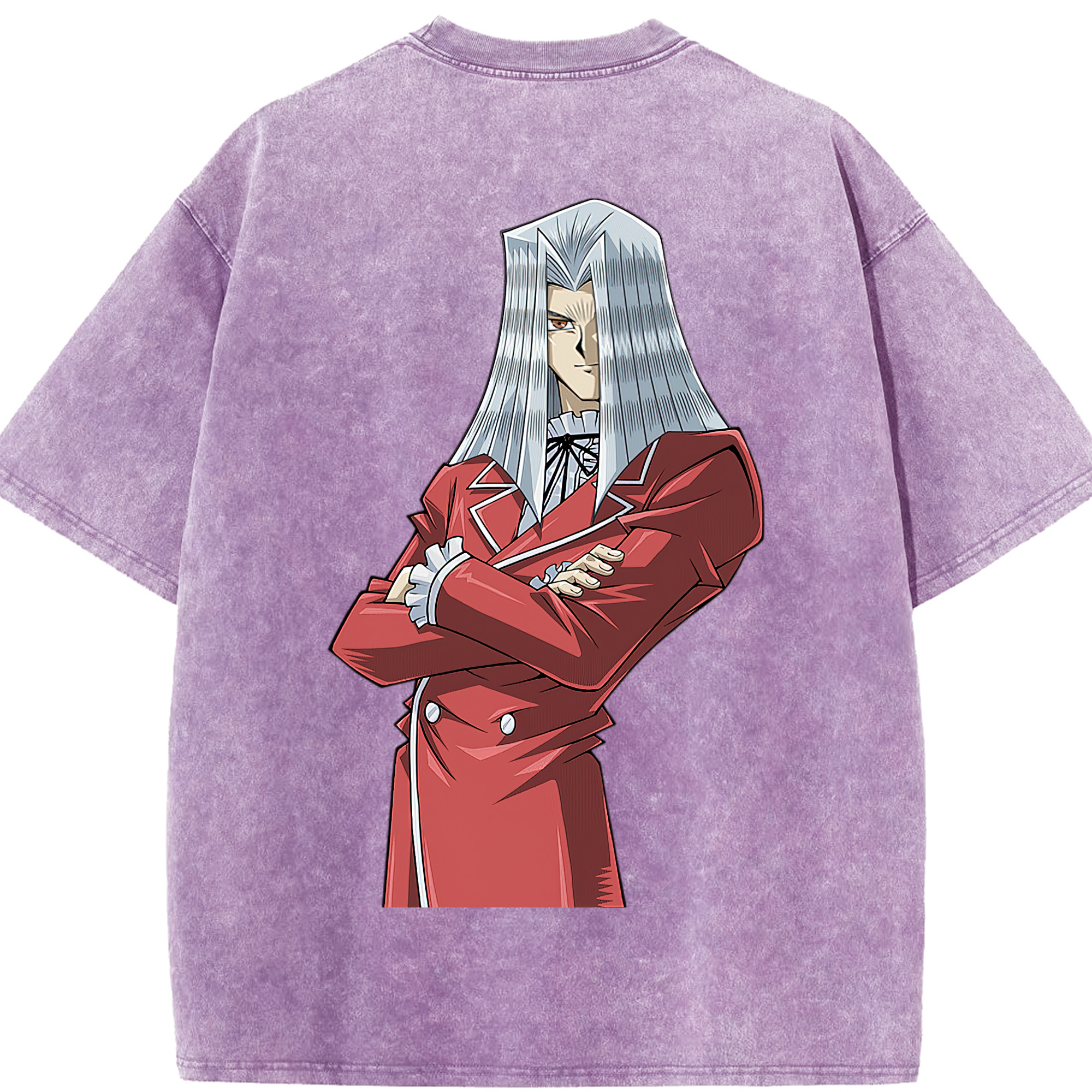 （画像用） 遊☆戯☆王 Yu-Gi-Oh! 綿100% ヴィンテージ風 半袖Tシャツ（背面プリント）