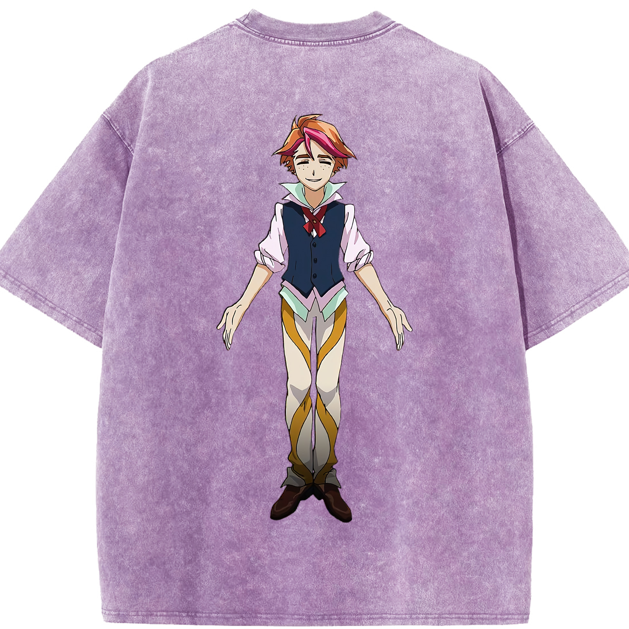 （画像用） 遊☆戯☆王 Yu-Gi-Oh! 綿100% ヴィンテージ風 半袖Tシャツ（背面プリント）