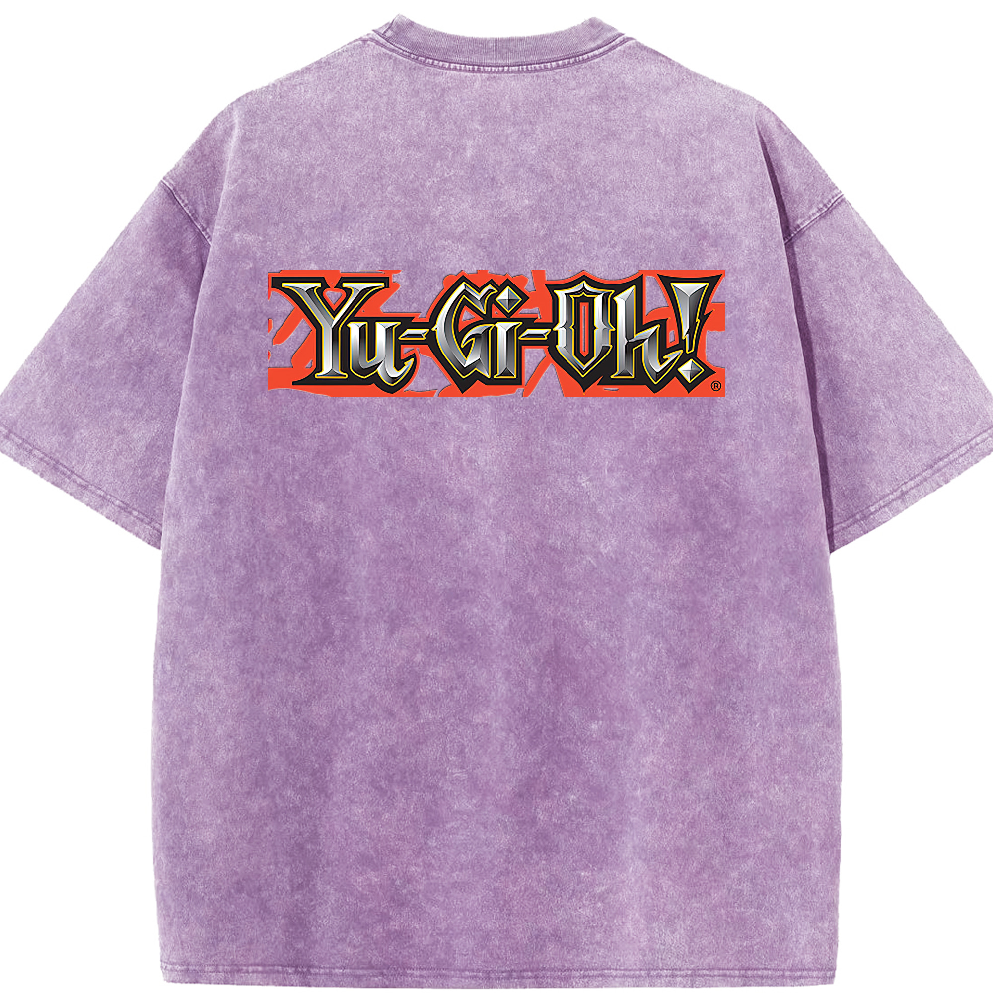 （画像用） 遊☆戯☆王 Yu-Gi-Oh! 綿100% ヴィンテージ風 半袖Tシャツ（背面プリント）