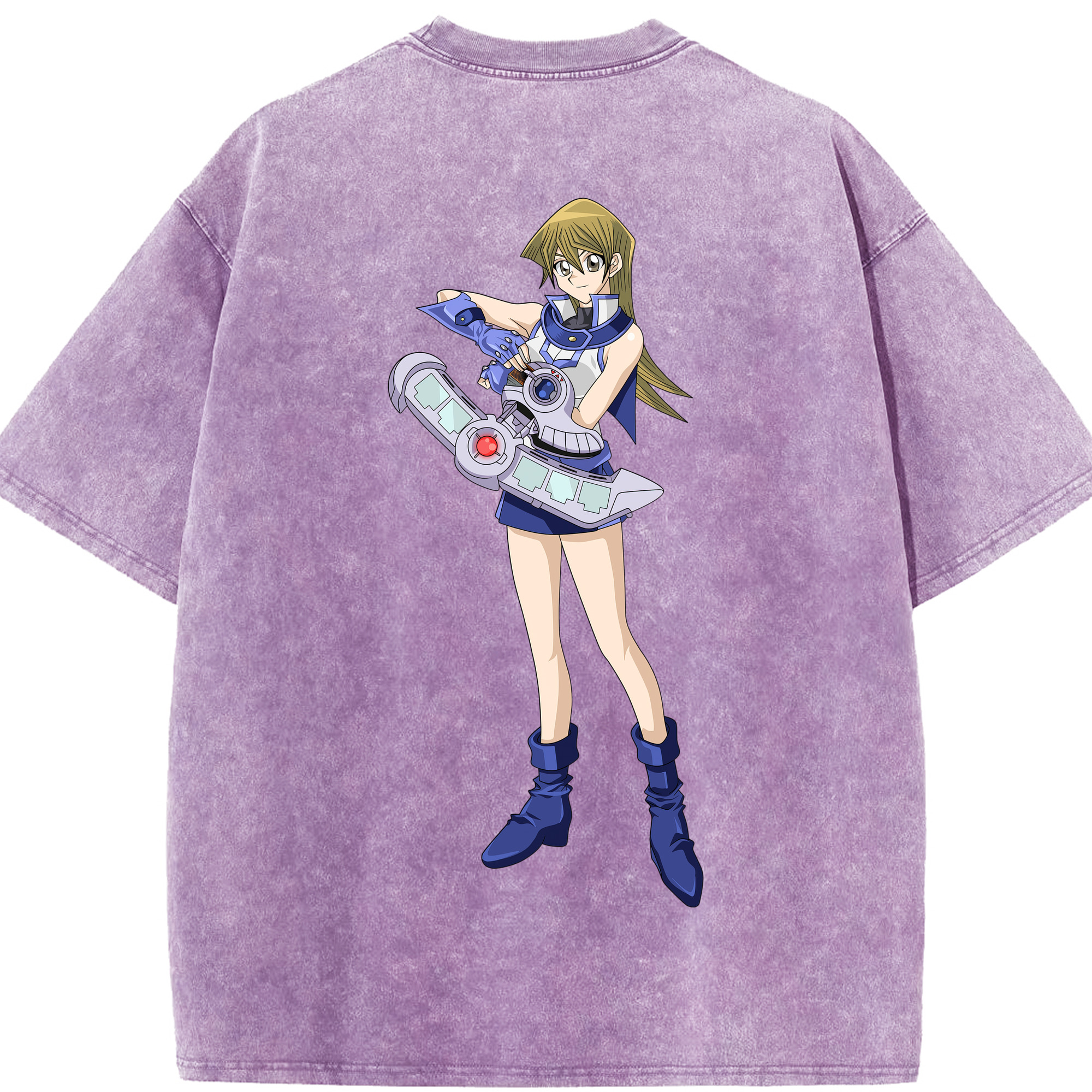 （画像用） 遊☆戯☆王 Yu-Gi-Oh! 綿100% ヴィンテージ風 半袖Tシャツ（背面プリント）