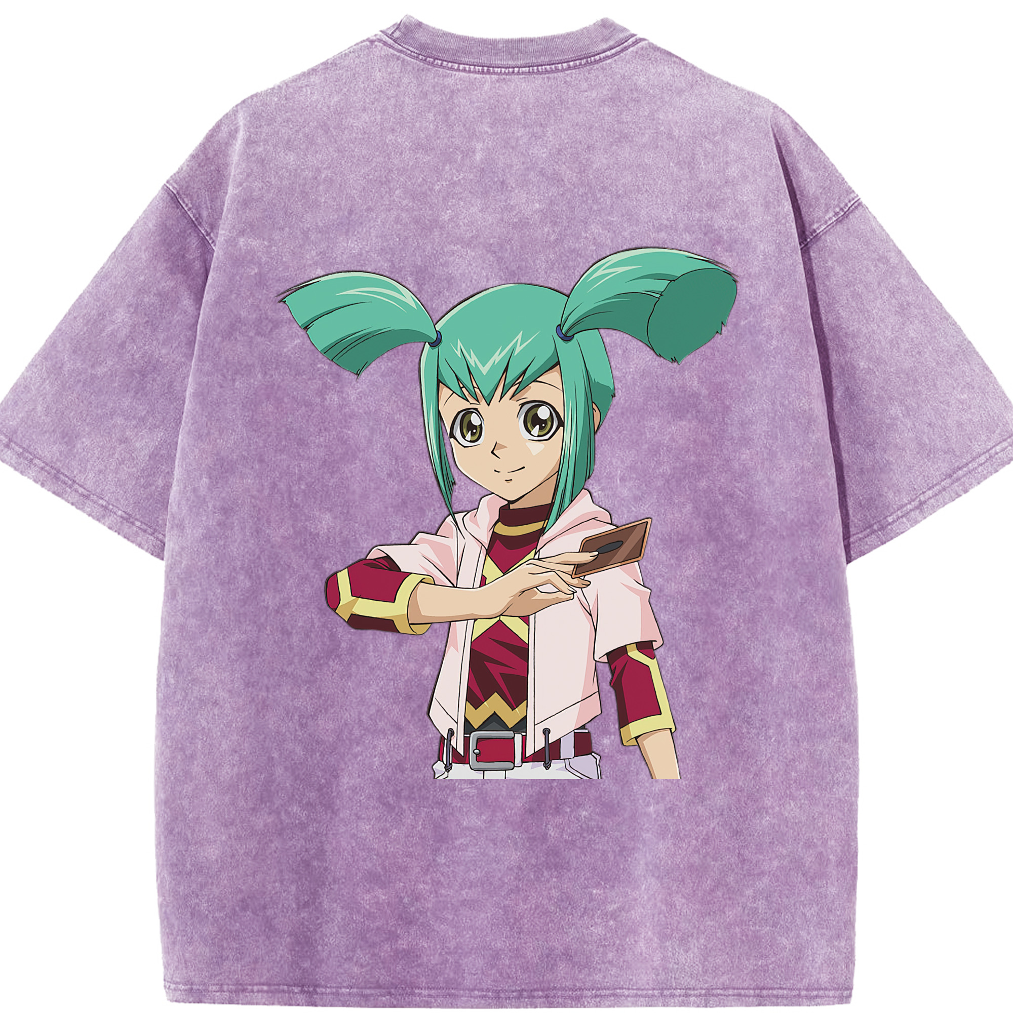 （画像用） 遊☆戯☆王 Yu-Gi-Oh! 綿100% ヴィンテージ風 半袖Tシャツ（背面プリント）