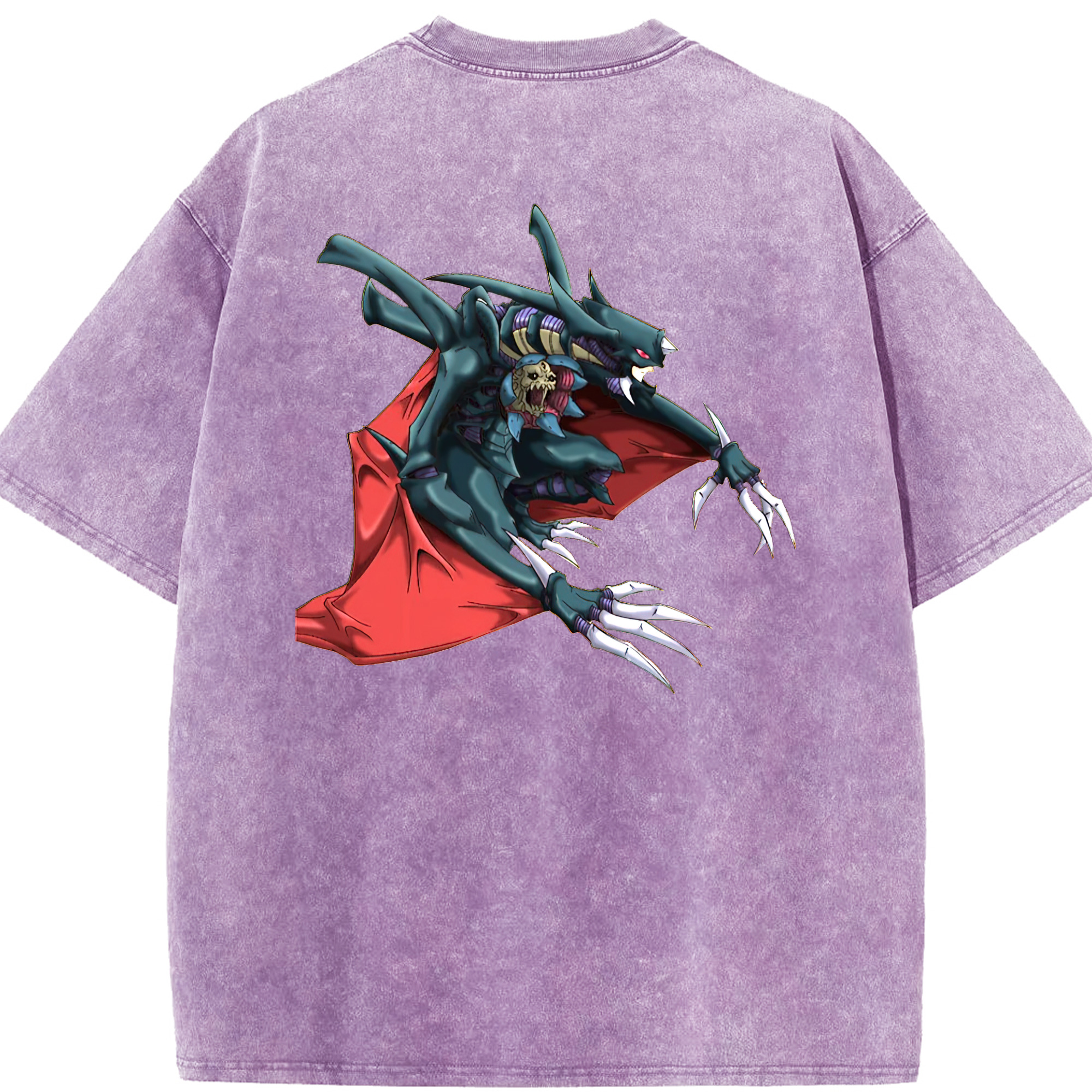 （画像用） 遊☆戯☆王 Yu-Gi-Oh! 綿100% ヴィンテージ風 半袖Tシャツ（背面プリント）