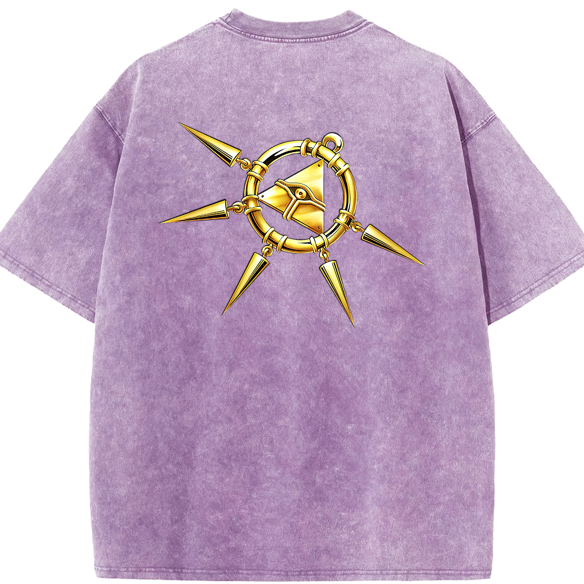（画像用） 遊☆戯☆王 Yu-Gi-Oh! 綿100% ヴィンテージ風 半袖Tシャツ（背面プリント）