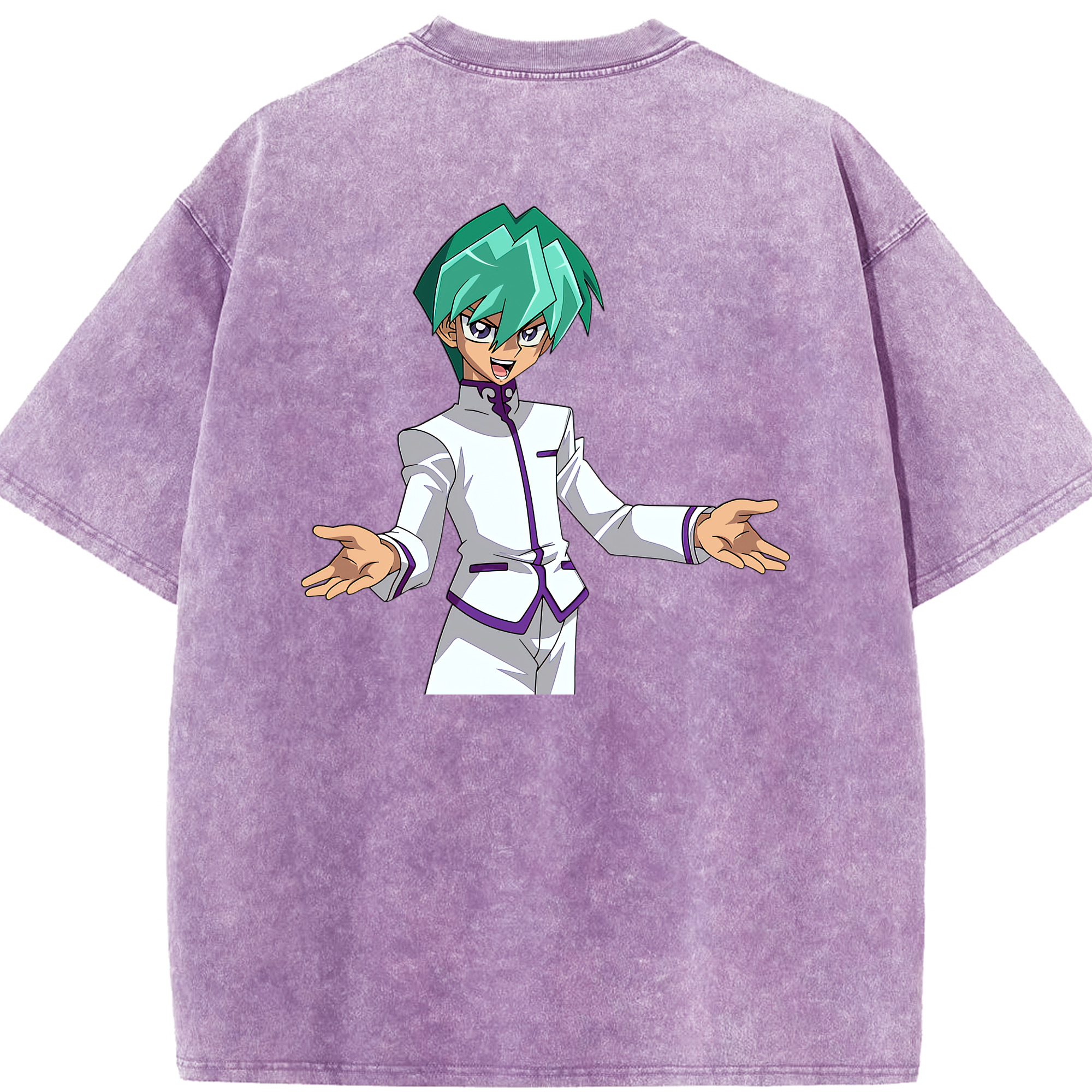 （画像用） 遊☆戯☆王 Yu-Gi-Oh! 綿100% ヴィンテージ風 半袖Tシャツ（背面プリント）