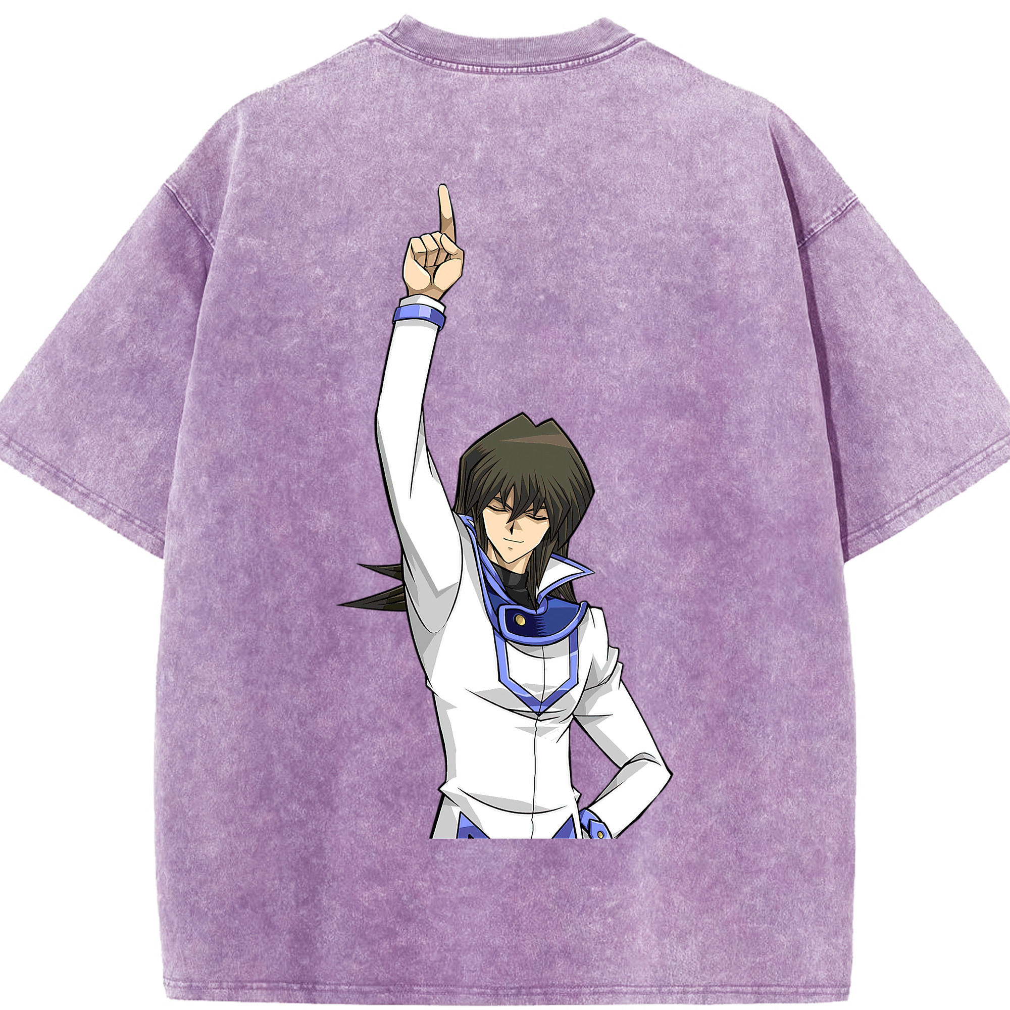 （画像用） 遊☆戯☆王 Yu-Gi-Oh! 綿100% ヴィンテージ風 半袖Tシャツ（背面プリント）