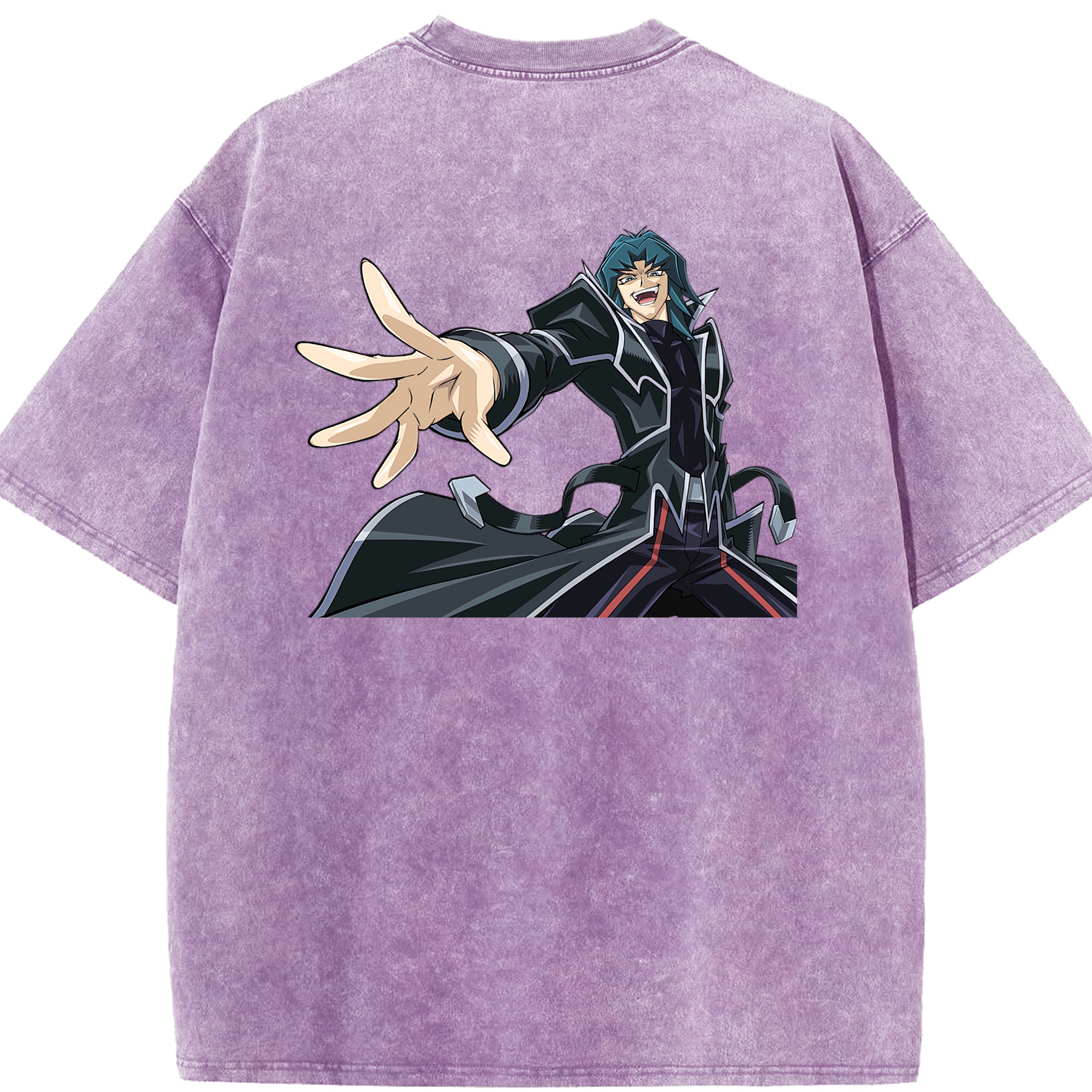 （画像用） 遊☆戯☆王 Yu-Gi-Oh! 綿100% ヴィンテージ風 半袖Tシャツ（背面プリント）