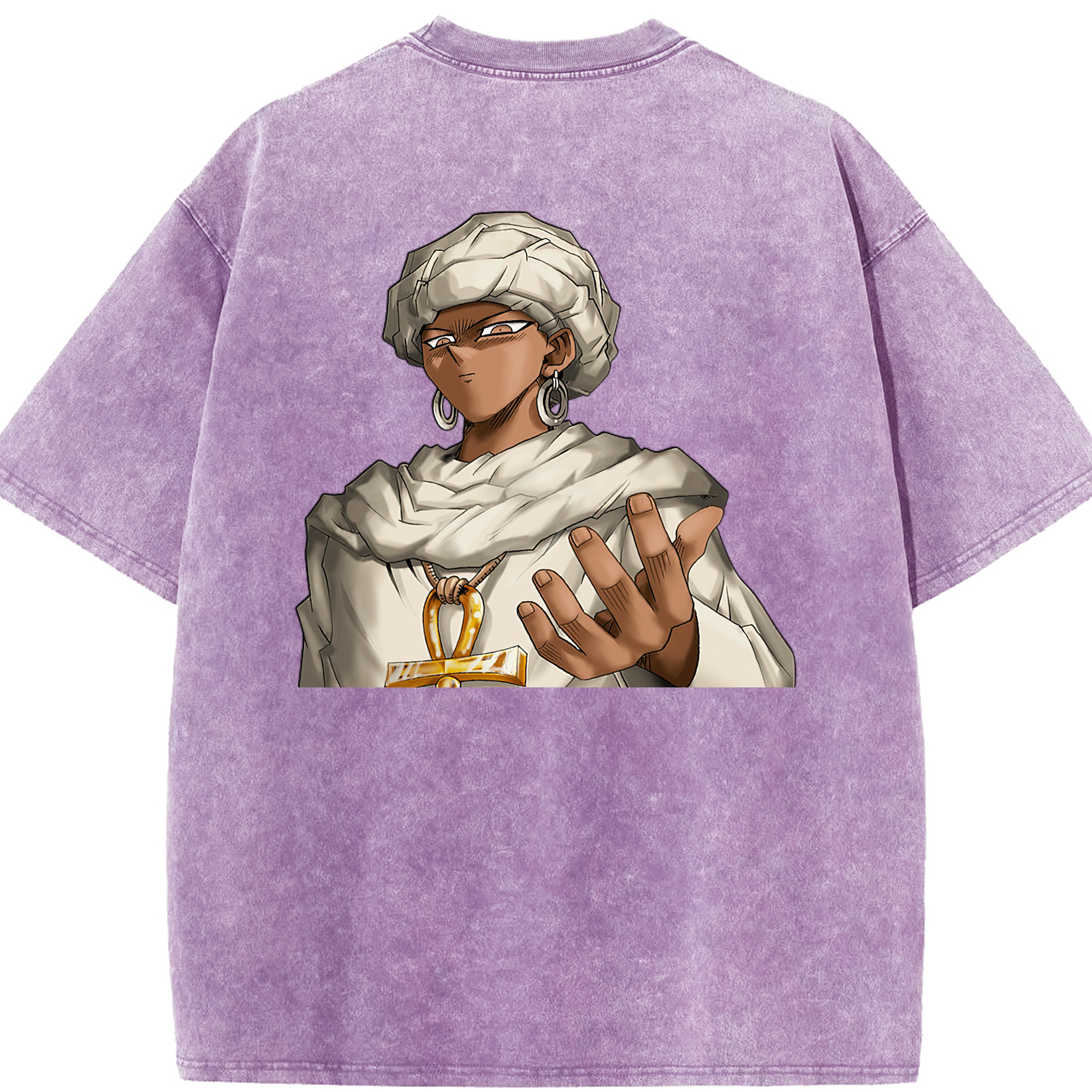 （画像用） 遊☆戯☆王 Yu-Gi-Oh! 綿100% ヴィンテージ風 半袖Tシャツ（背面プリント）