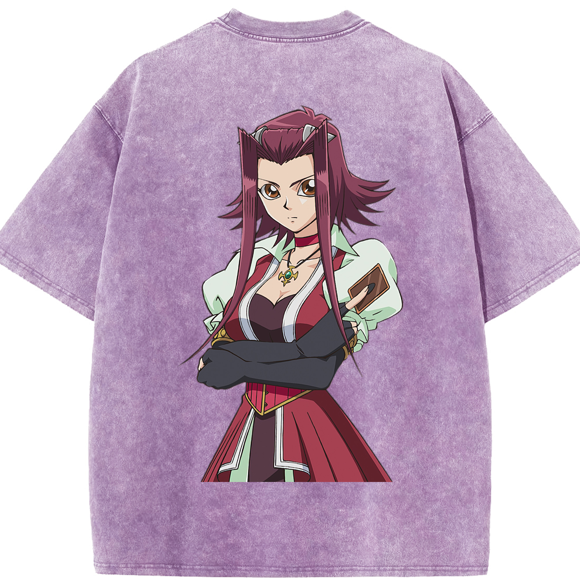 （画像用） 遊☆戯☆王 Yu-Gi-Oh! 綿100% ヴィンテージ風 半袖Tシャツ（背面プリント）