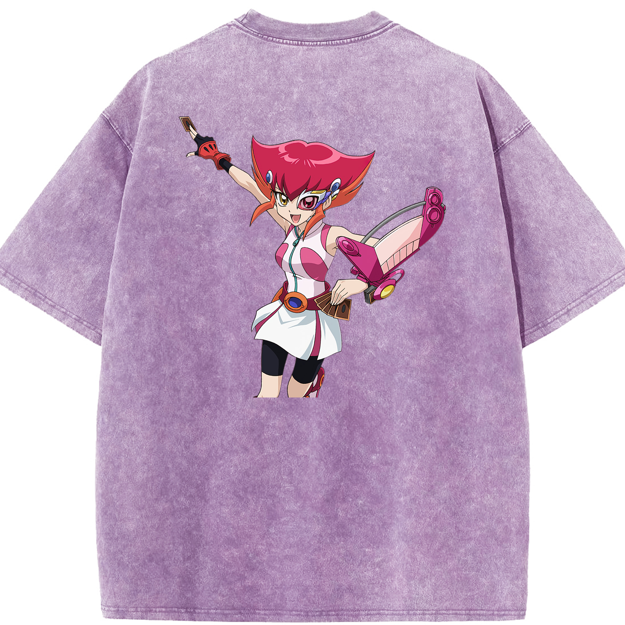 （画像用） 遊☆戯☆王 Yu-Gi-Oh! 綿100% ヴィンテージ風 半袖Tシャツ（背面プリント）