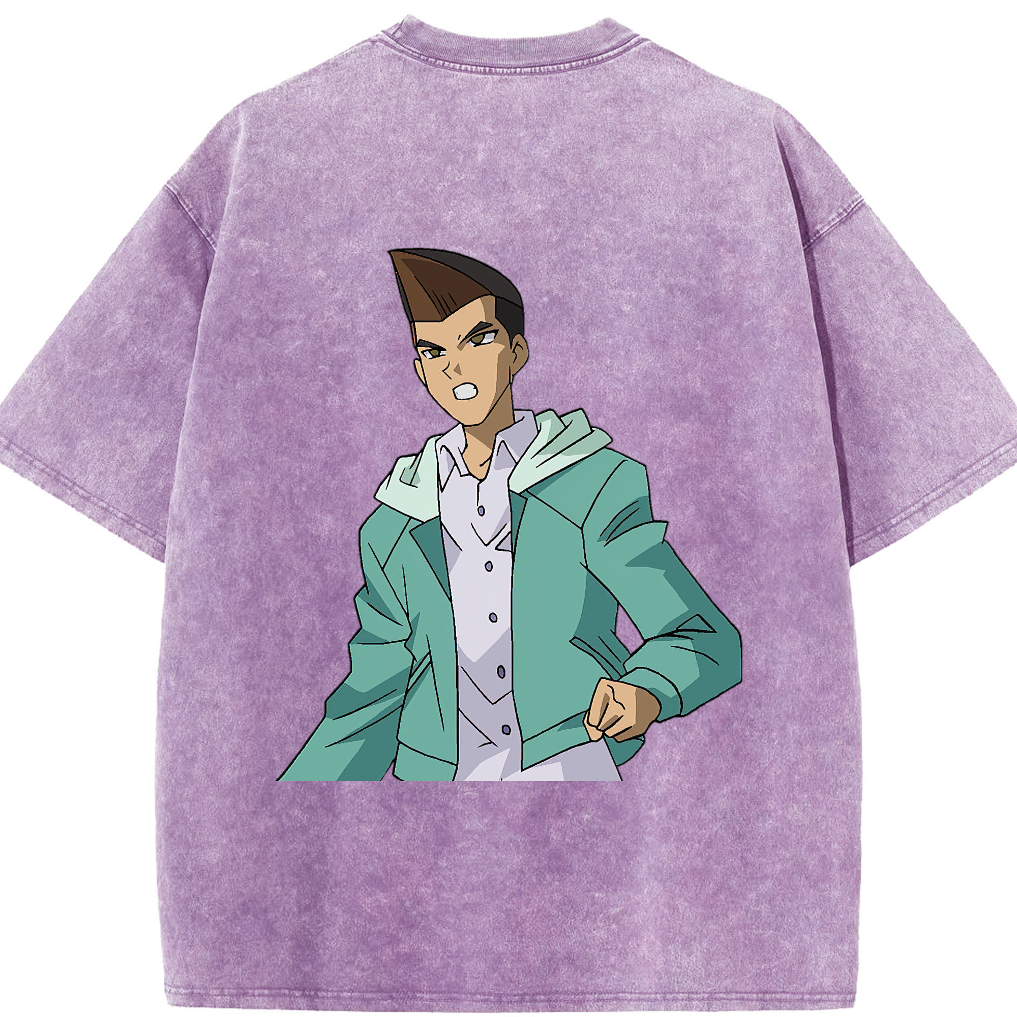 （画像用） 遊☆戯☆王 Yu-Gi-Oh! 綿100% ヴィンテージ風 半袖Tシャツ（背面プリント）