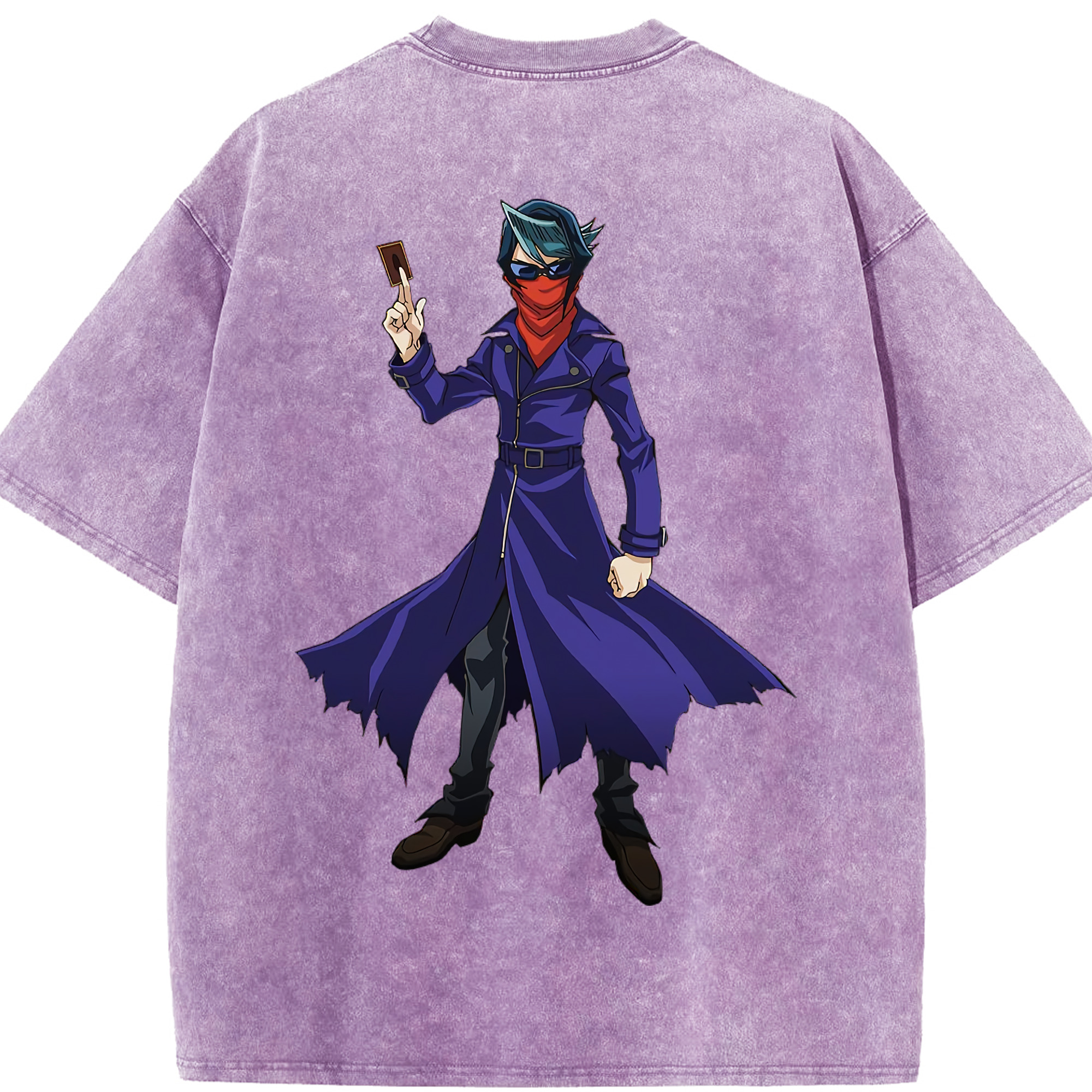 （画像用） 遊☆戯☆王 Yu-Gi-Oh! 綿100% ヴィンテージ風 半袖Tシャツ（背面プリント）