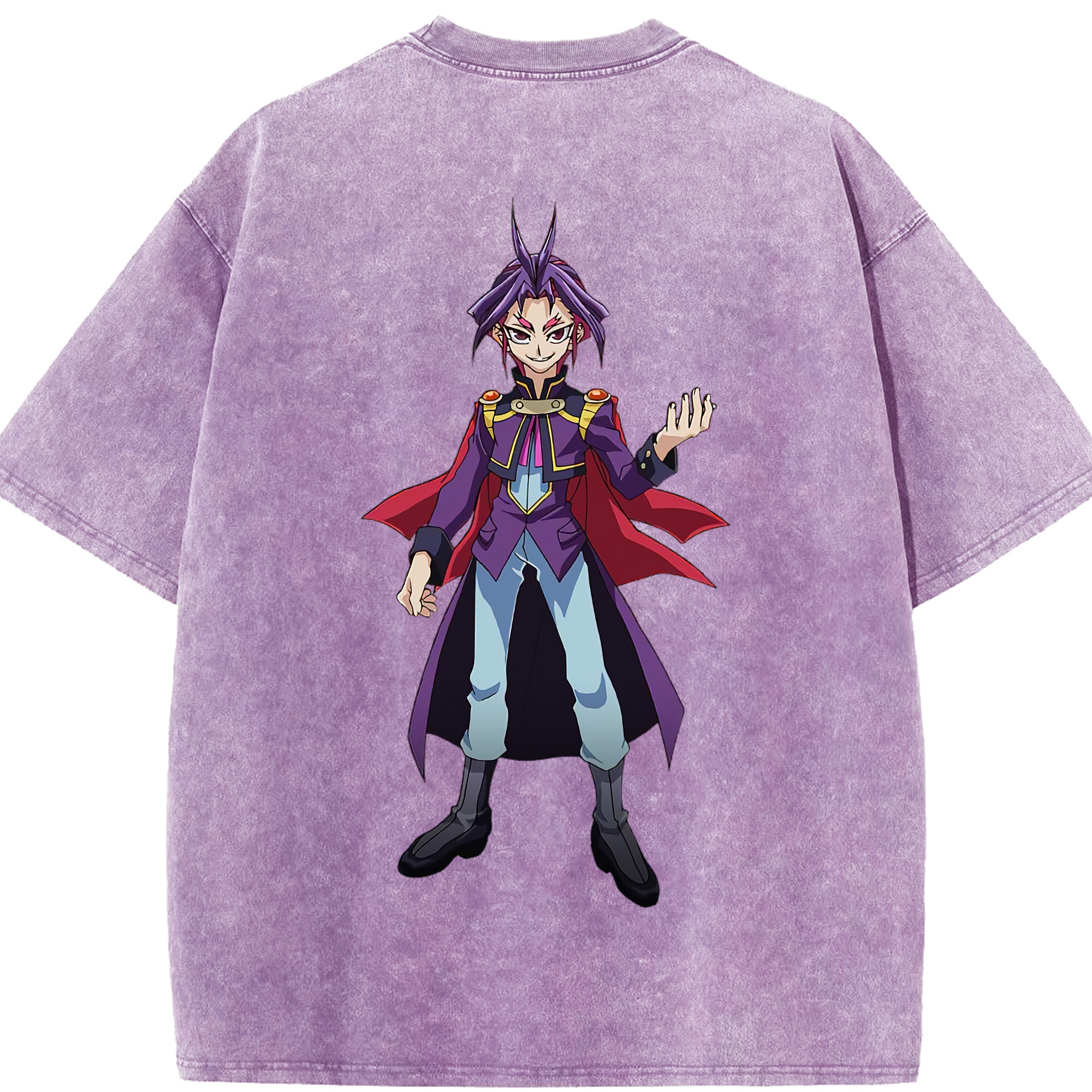 （画像用） 遊☆戯☆王 Yu-Gi-Oh! 綿100% ヴィンテージ風 半袖Tシャツ（背面プリント）