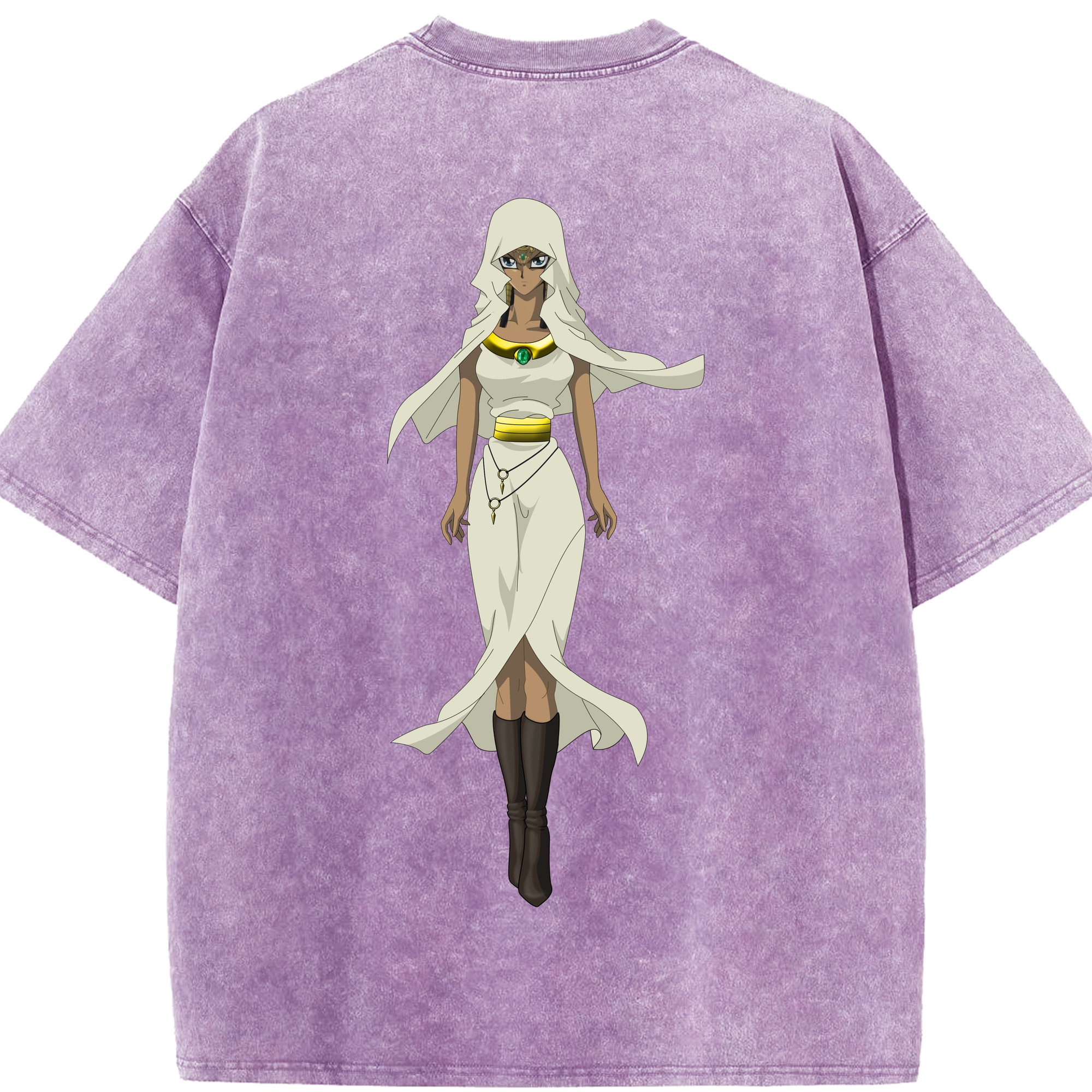 （画像用） 遊☆戯☆王 Yu-Gi-Oh! 綿100% ヴィンテージ風 半袖Tシャツ（背面プリント）