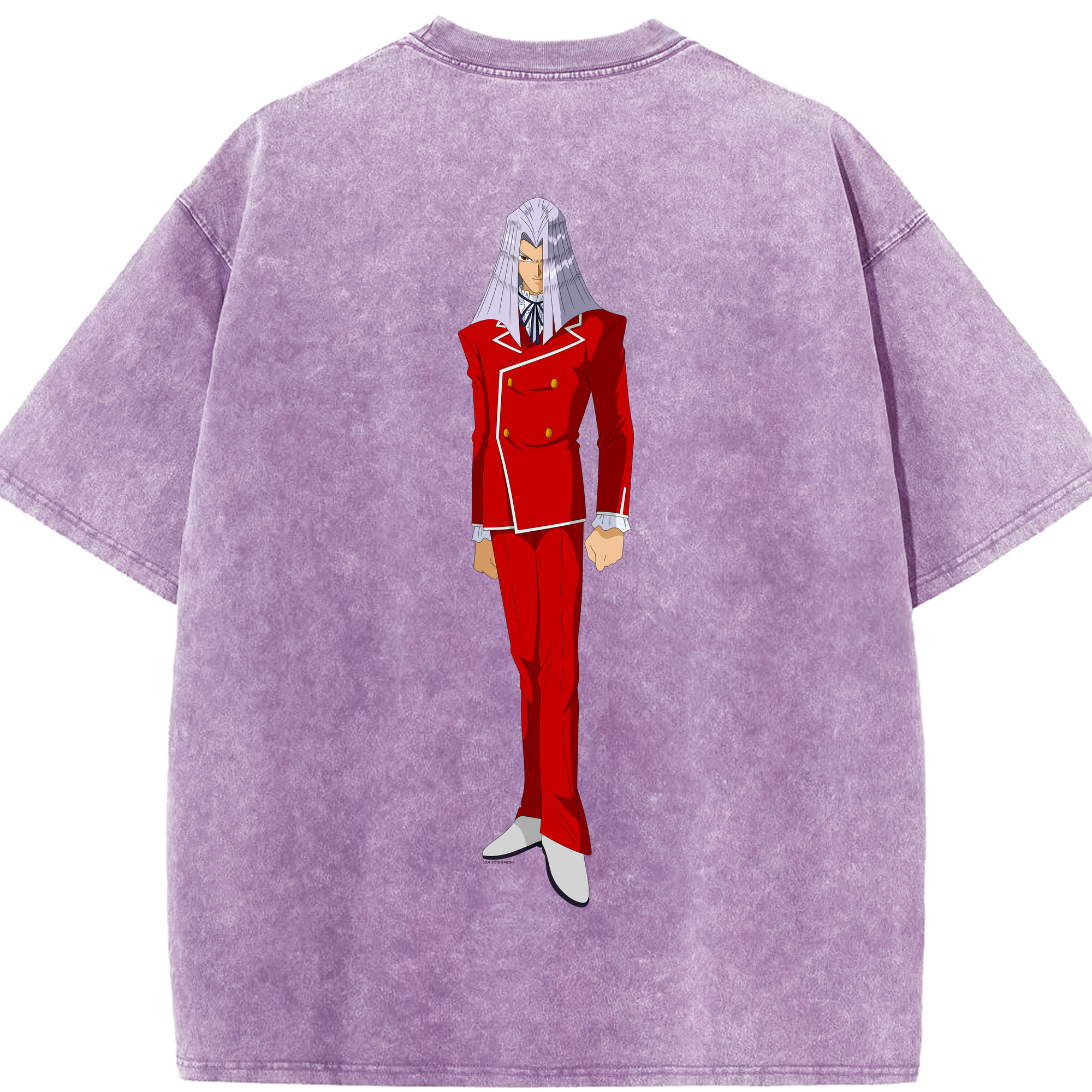 （画像用） 遊☆戯☆王 Yu-Gi-Oh! 綿100% ヴィンテージ風 半袖Tシャツ（背面プリント）