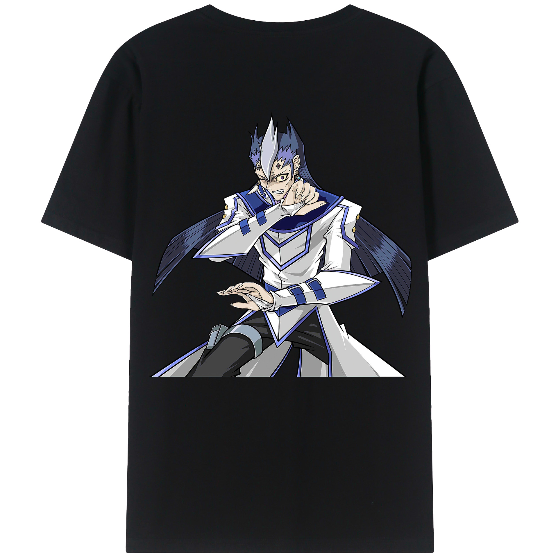 （画像用） 遊☆戯☆王 Yu-Gi-Oh! 綿100％ メンズ半袖Tシャツ（バックプリント） 通気性