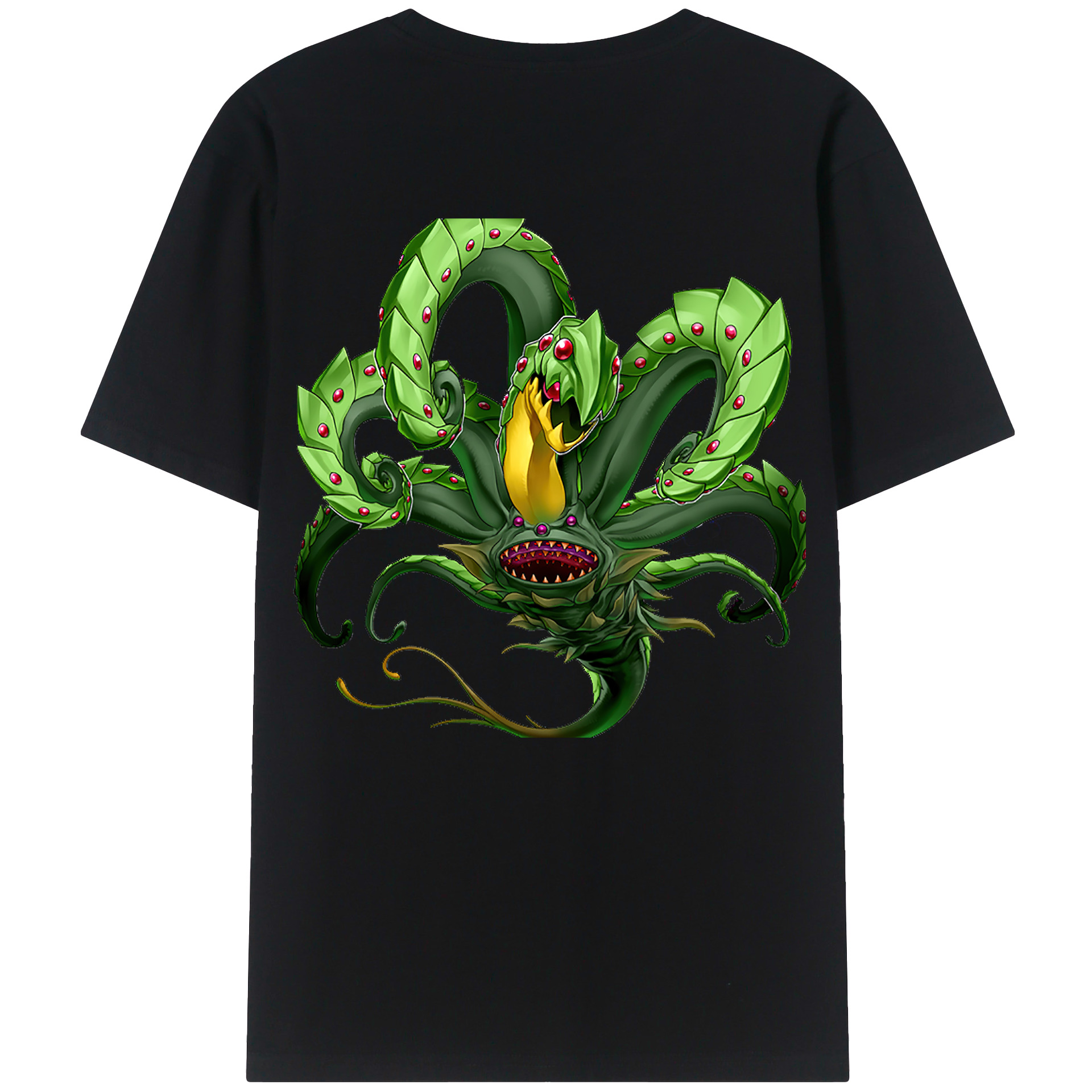 （画像用） 遊☆戯☆王 Yu-Gi-Oh! 綿100％ メンズ半袖Tシャツ（バックプリント） 通気性