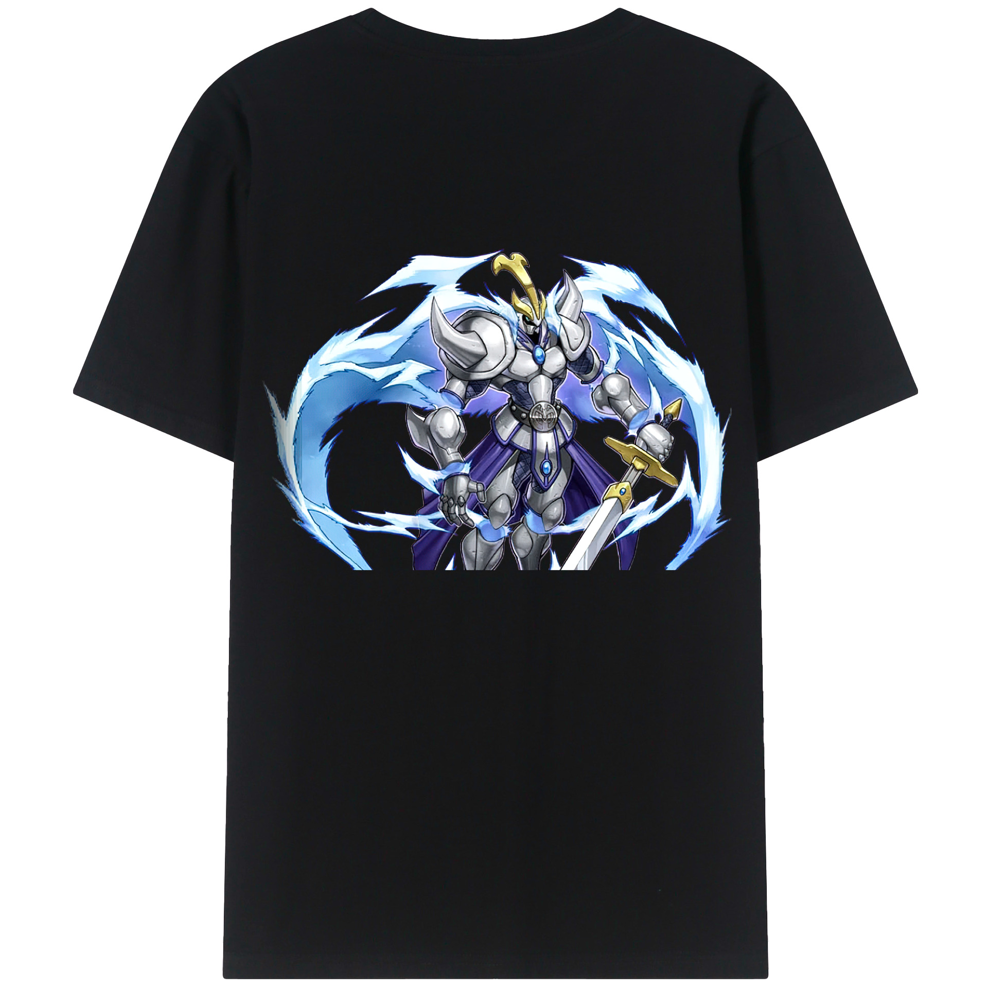 （画像用） 遊☆戯☆王 Yu-Gi-Oh! 綿100％ メンズ半袖Tシャツ（バックプリント） 通気性