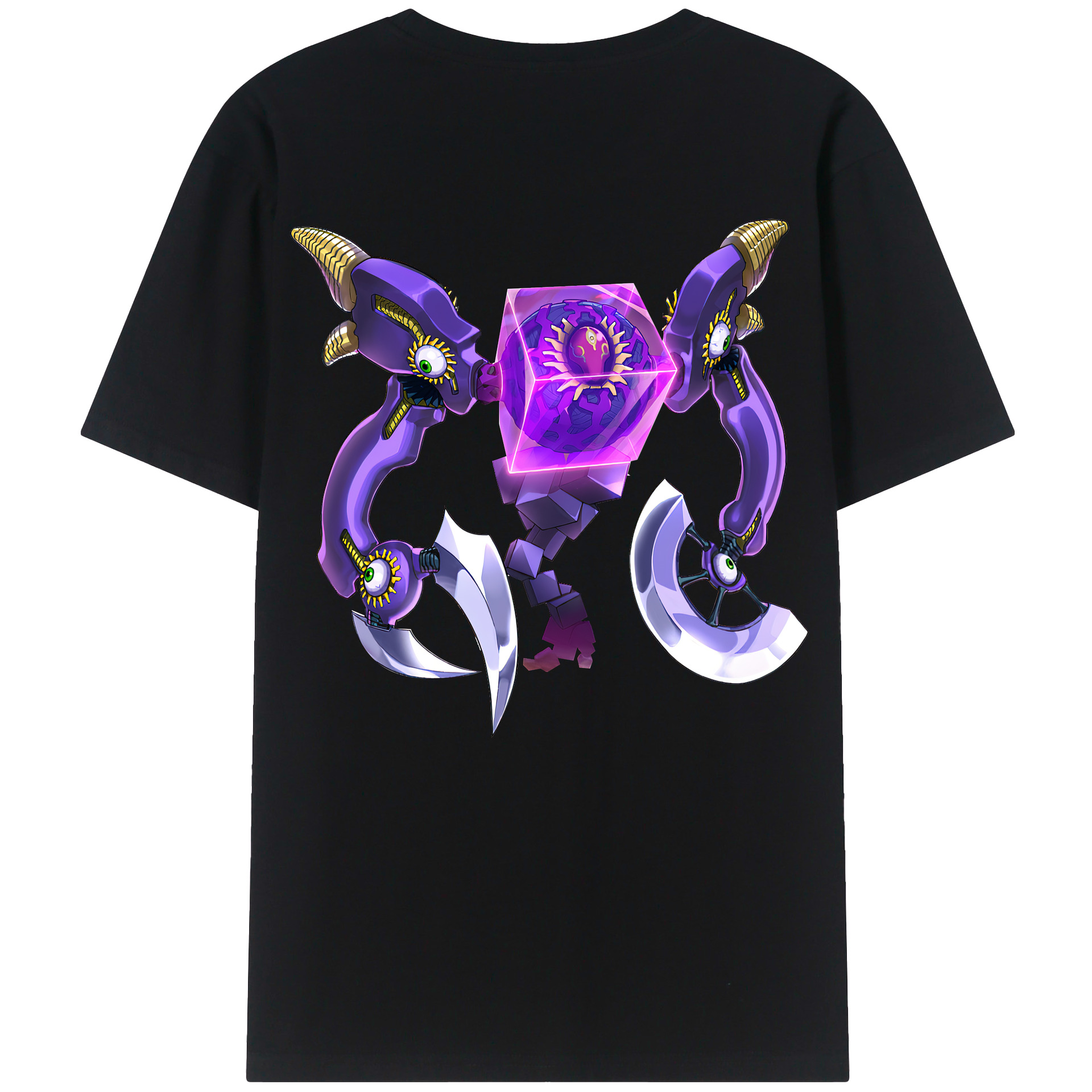 （画像用） 遊☆戯☆王 Yu-Gi-Oh! 綿100％ メンズ半袖Tシャツ（バックプリント） 通気性