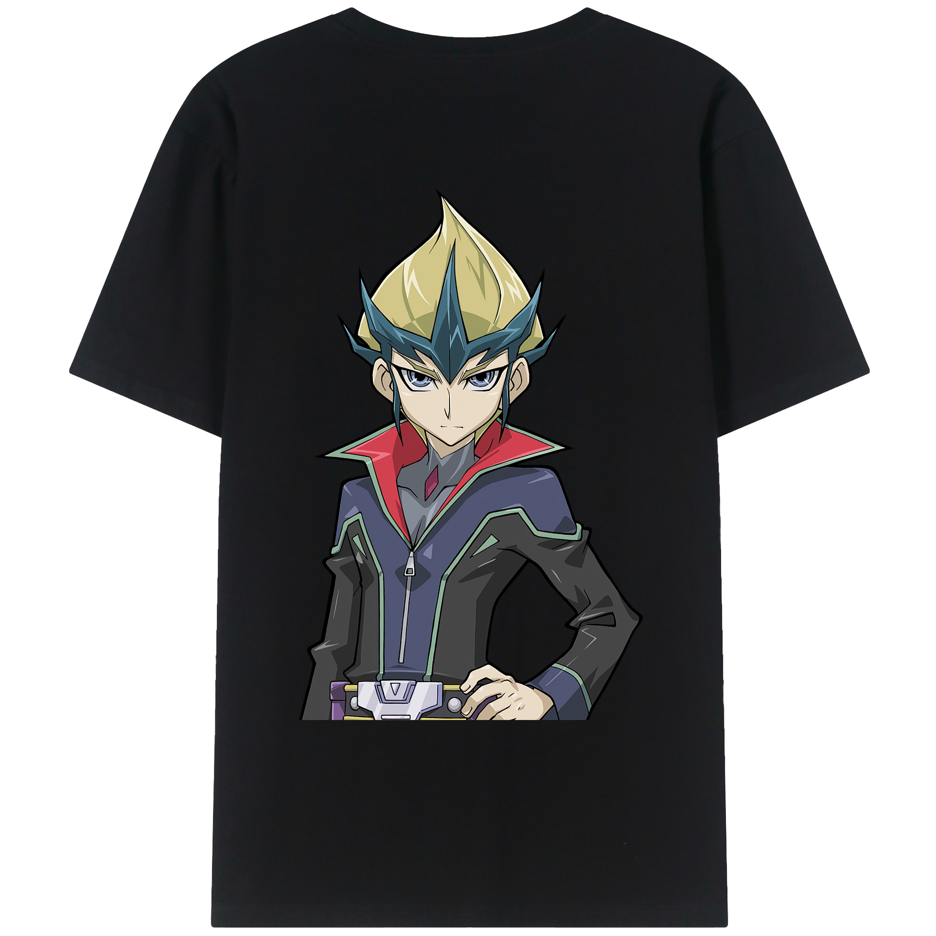 （画像用） 遊☆戯☆王 Yu-Gi-Oh! 綿100％ メンズ半袖Tシャツ（バックプリント） 通気性