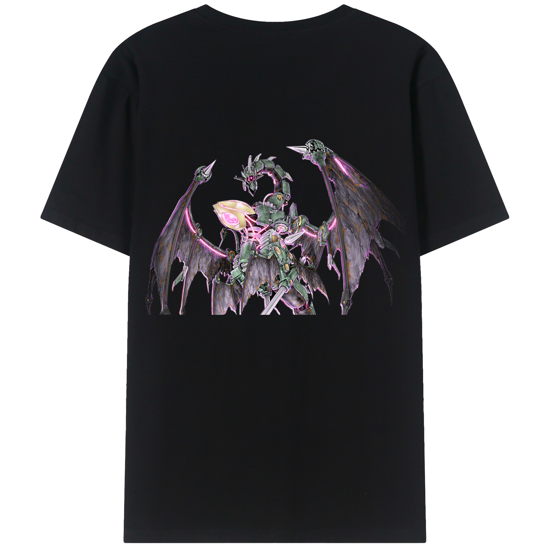 （画像用） 遊☆戯☆王 Yu-Gi-Oh! 綿100％ メンズ半袖Tシャツ（バックプリント） 通気性