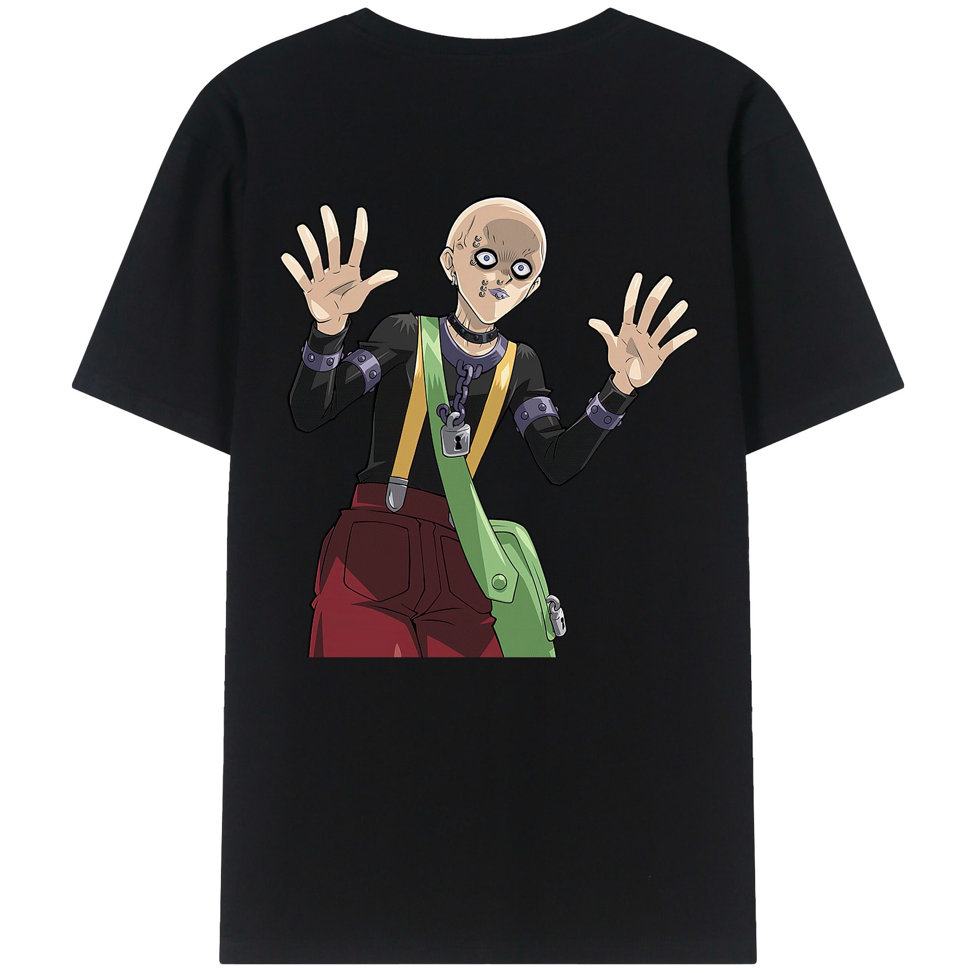 （画像用） 遊☆戯☆王 Yu-Gi-Oh! 綿100％ メンズ半袖Tシャツ（バックプリント） 通気性