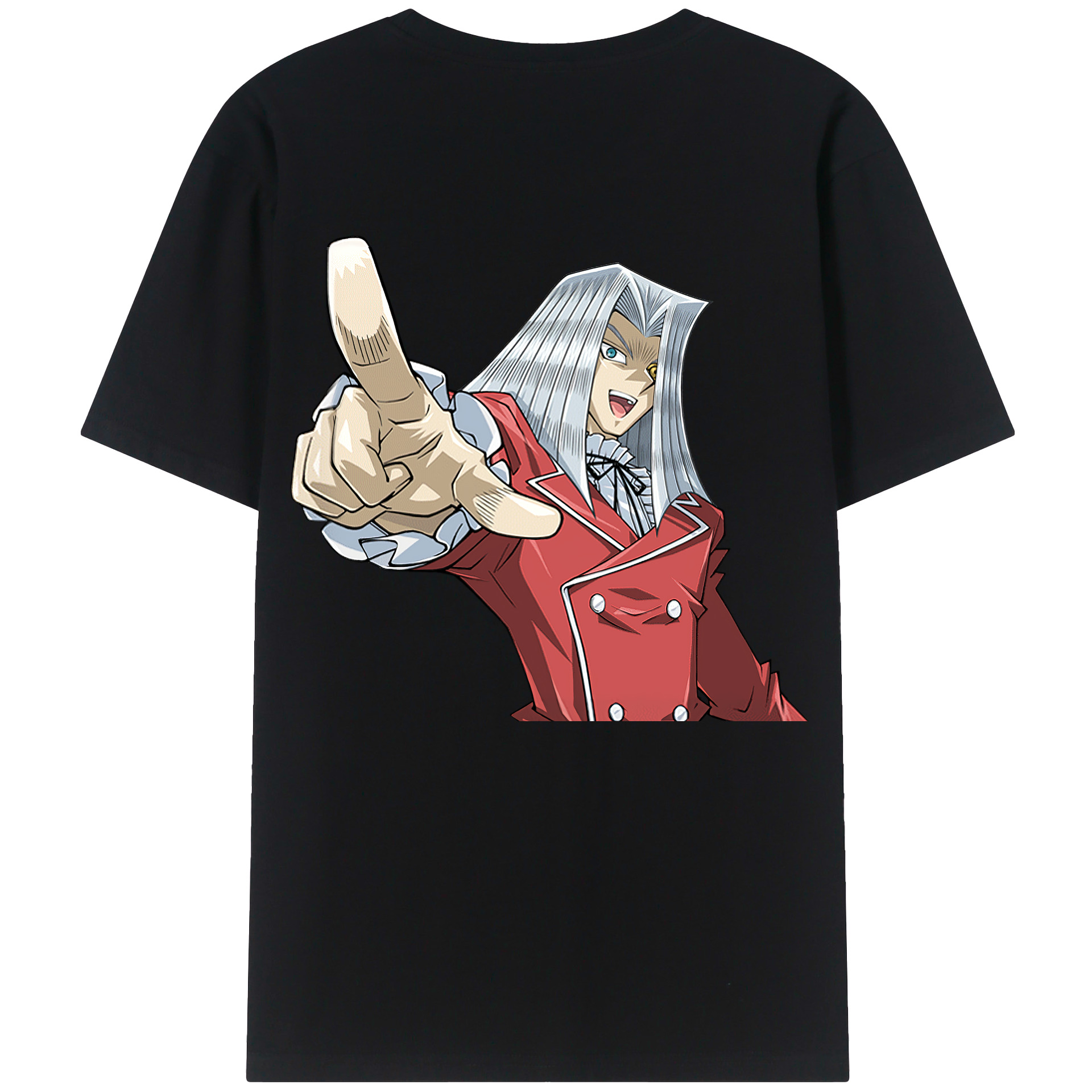 （画像用） 遊☆戯☆王 Yu-Gi-Oh! 綿100％ メンズ半袖Tシャツ（バックプリント） 通気性