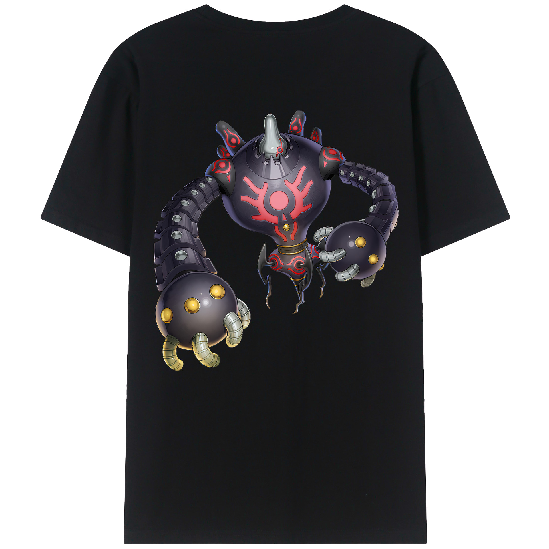 （画像用） 遊☆戯☆王 Yu-Gi-Oh! 綿100％ メンズ半袖Tシャツ（バックプリント） 通気性